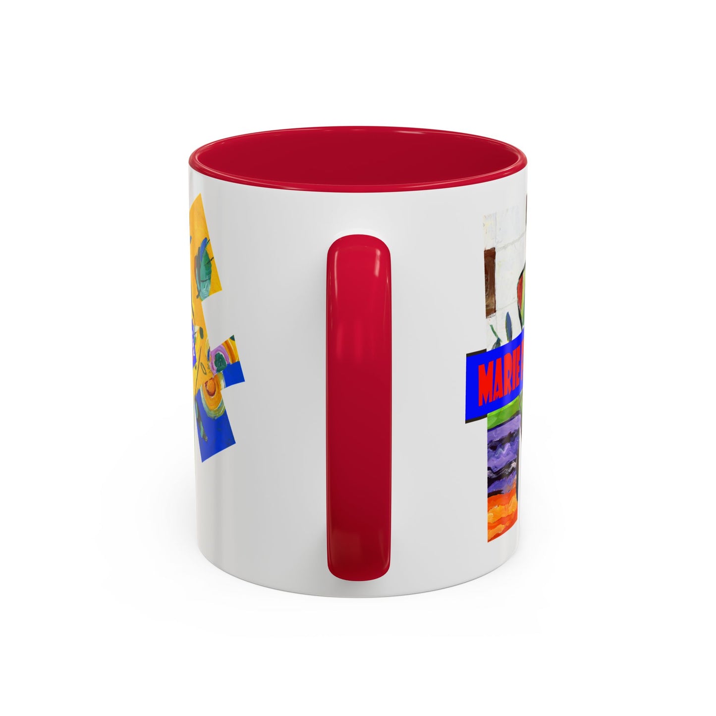 MF ART, multicolored abstract - Colorful Mug by artist Marie Frederique