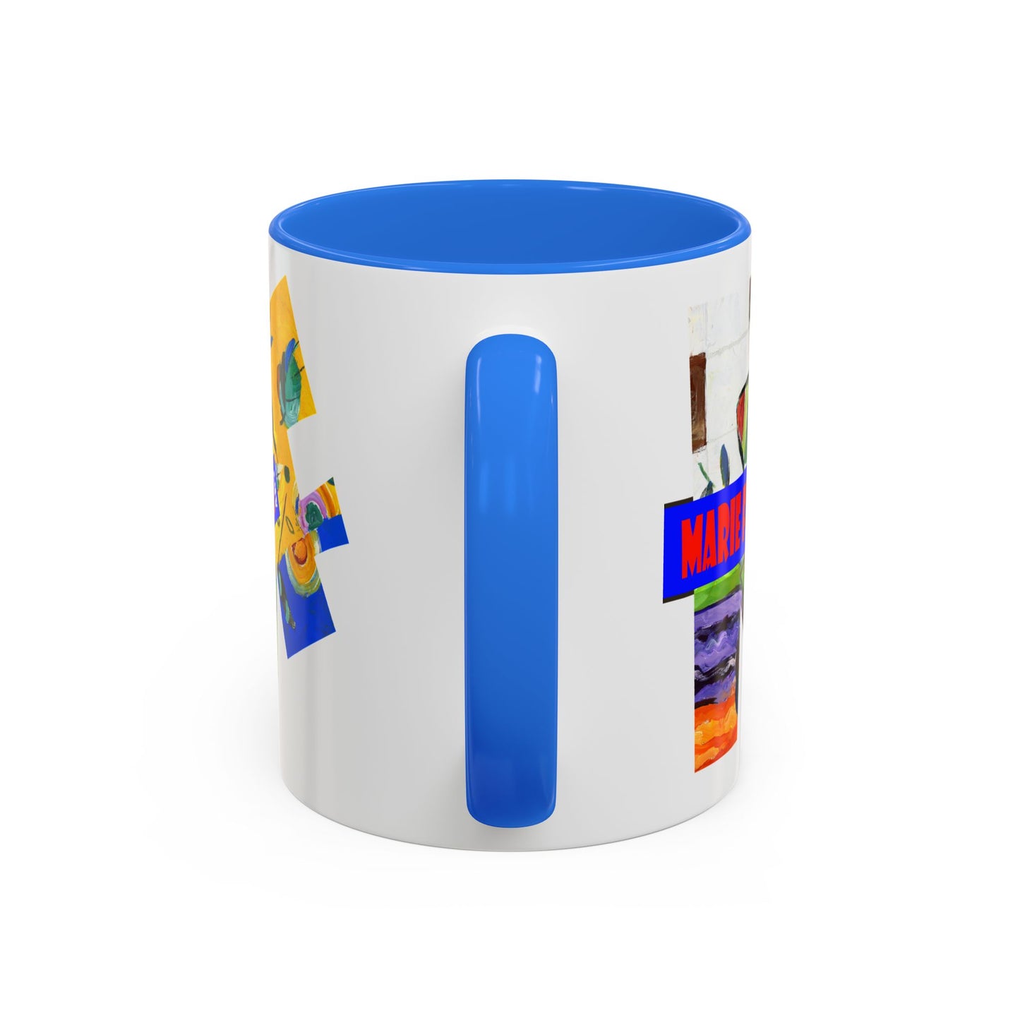 MF ART, multicolored abstract - Colorful Mug by artist Marie Frederique