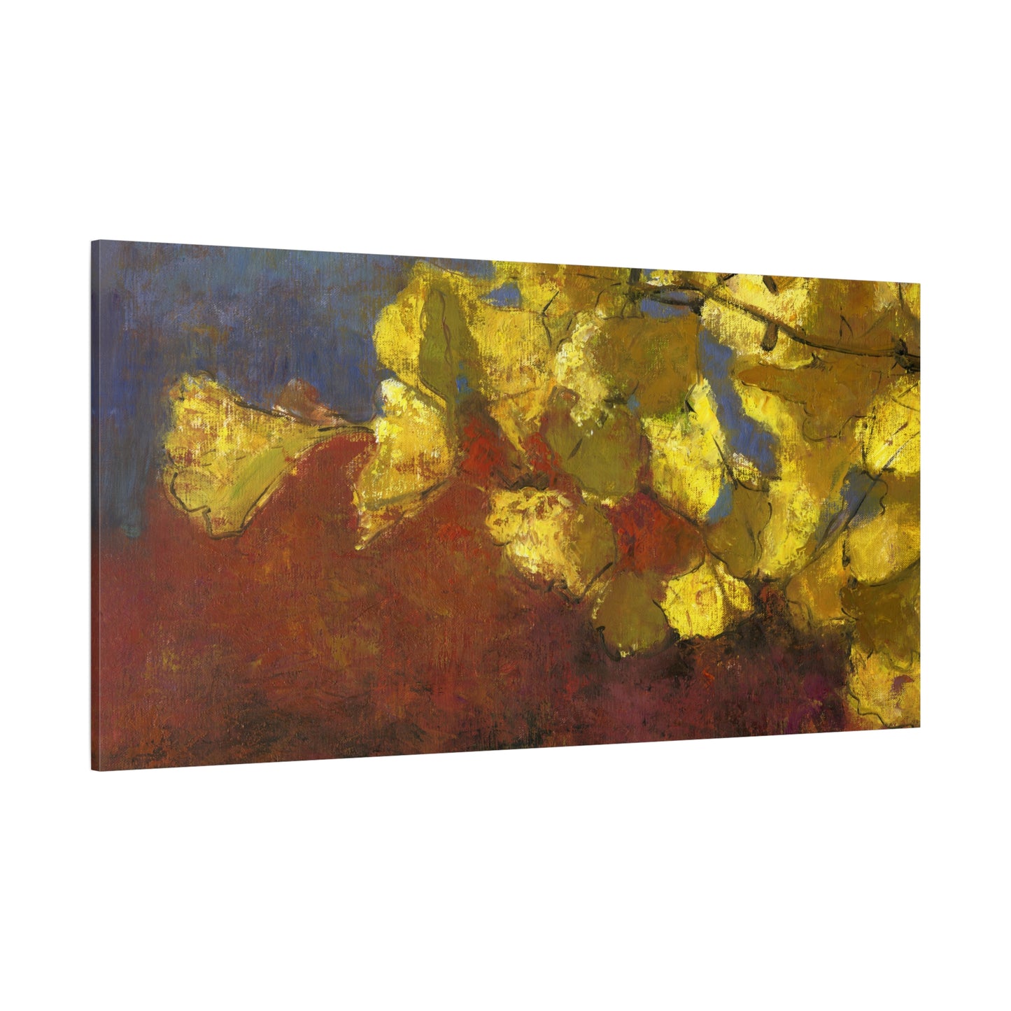 Vibrant Autumn Canvas Art by artist Marie Frederique