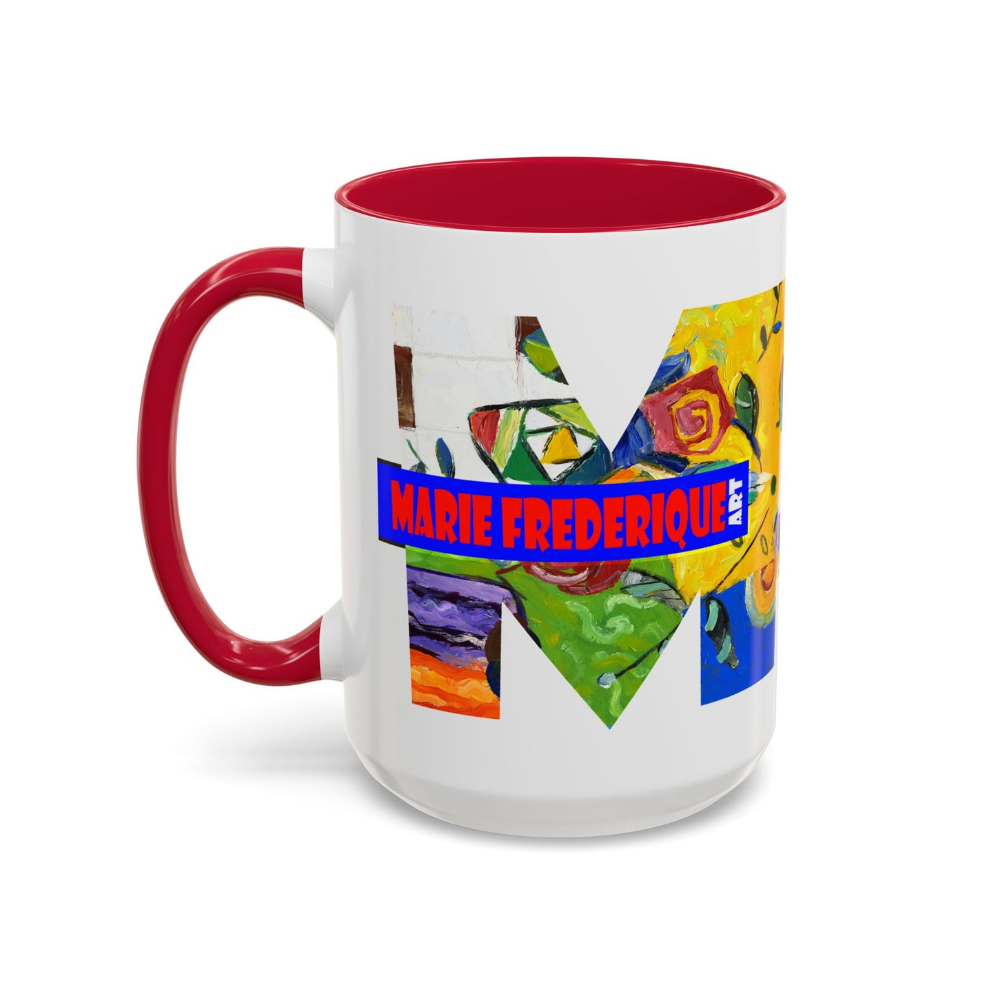 MF ART, multicolored abstract - Colorful Mug by artist Marie Frederique