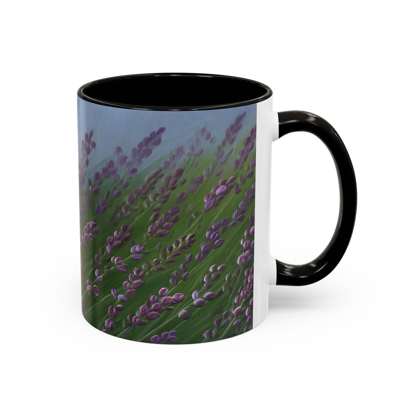 Lavender, Sequim - Colorful Mug by artist Marie Frederique