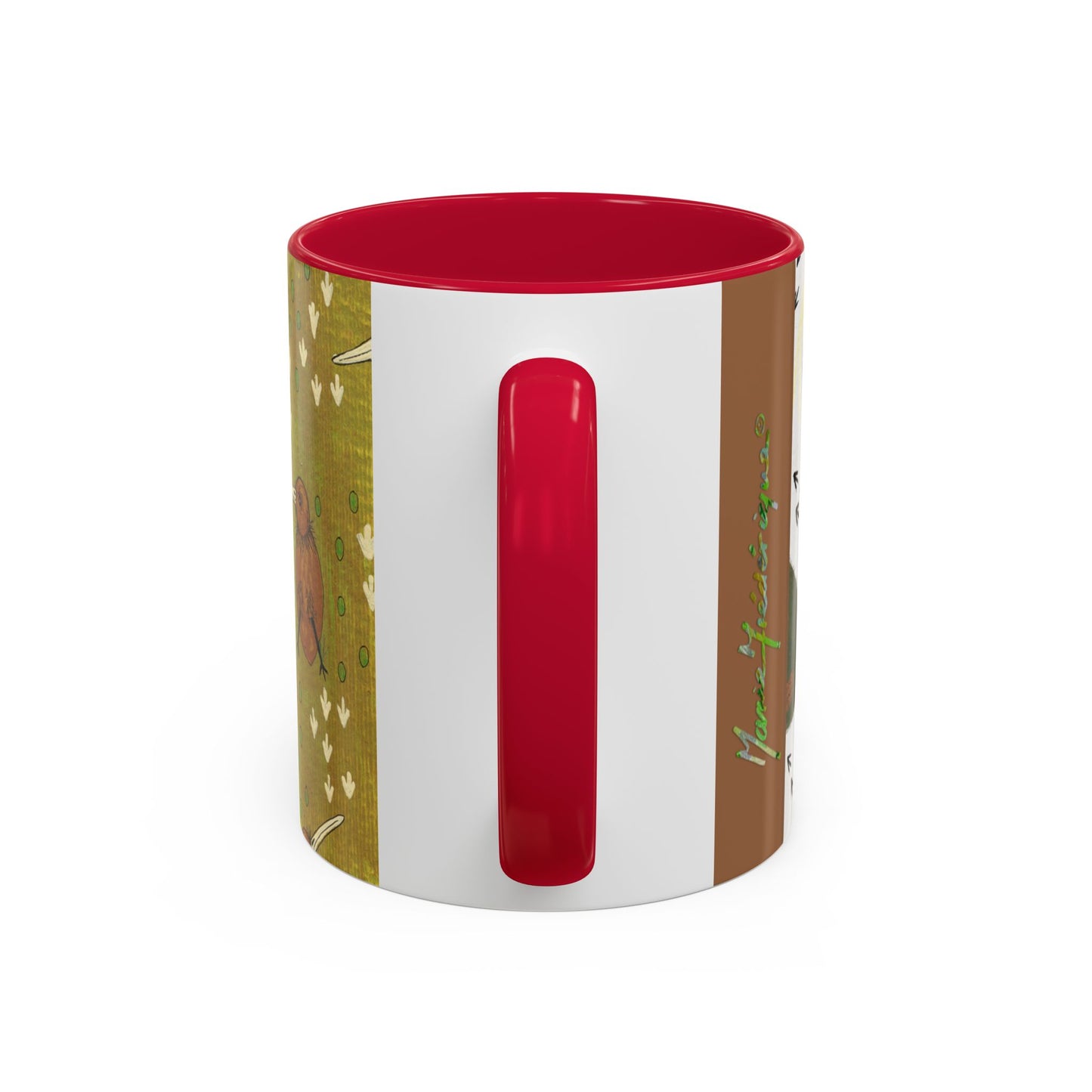 Kiwis and Kiwis Colorful Mug by Artist Marie Frederique