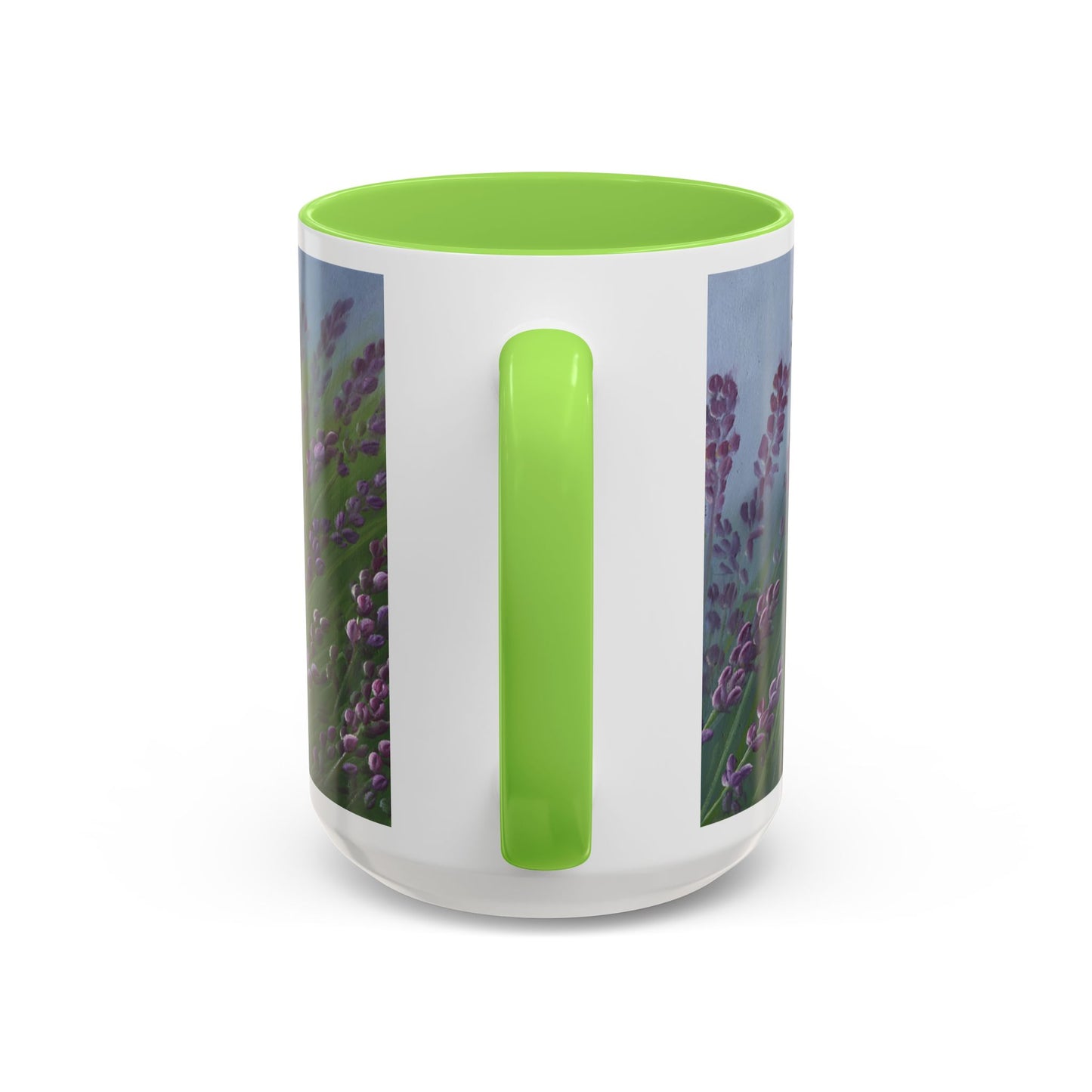 Lavender, Sequim - Colorful Mug by artist Marie Frederique