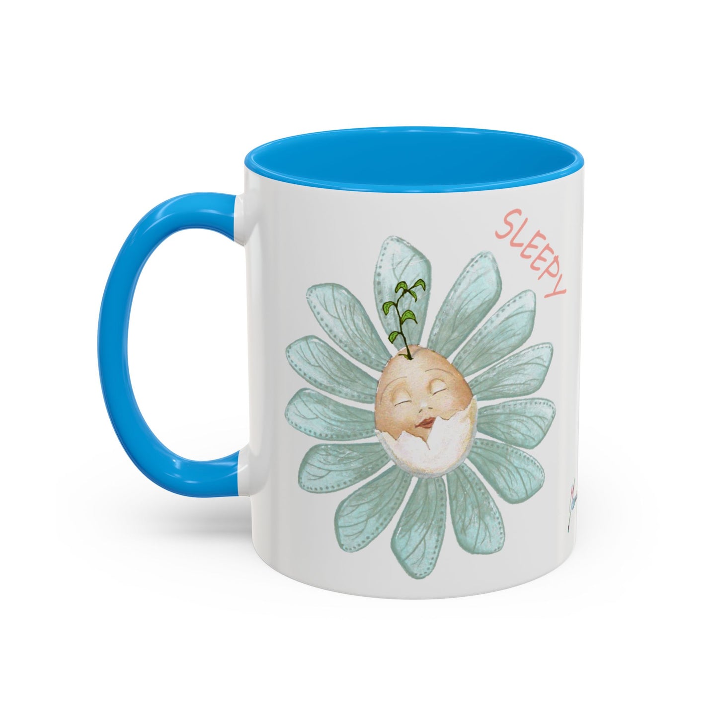 Whimsical Egg Crate 2 mug, by Artist Marie Frederique
