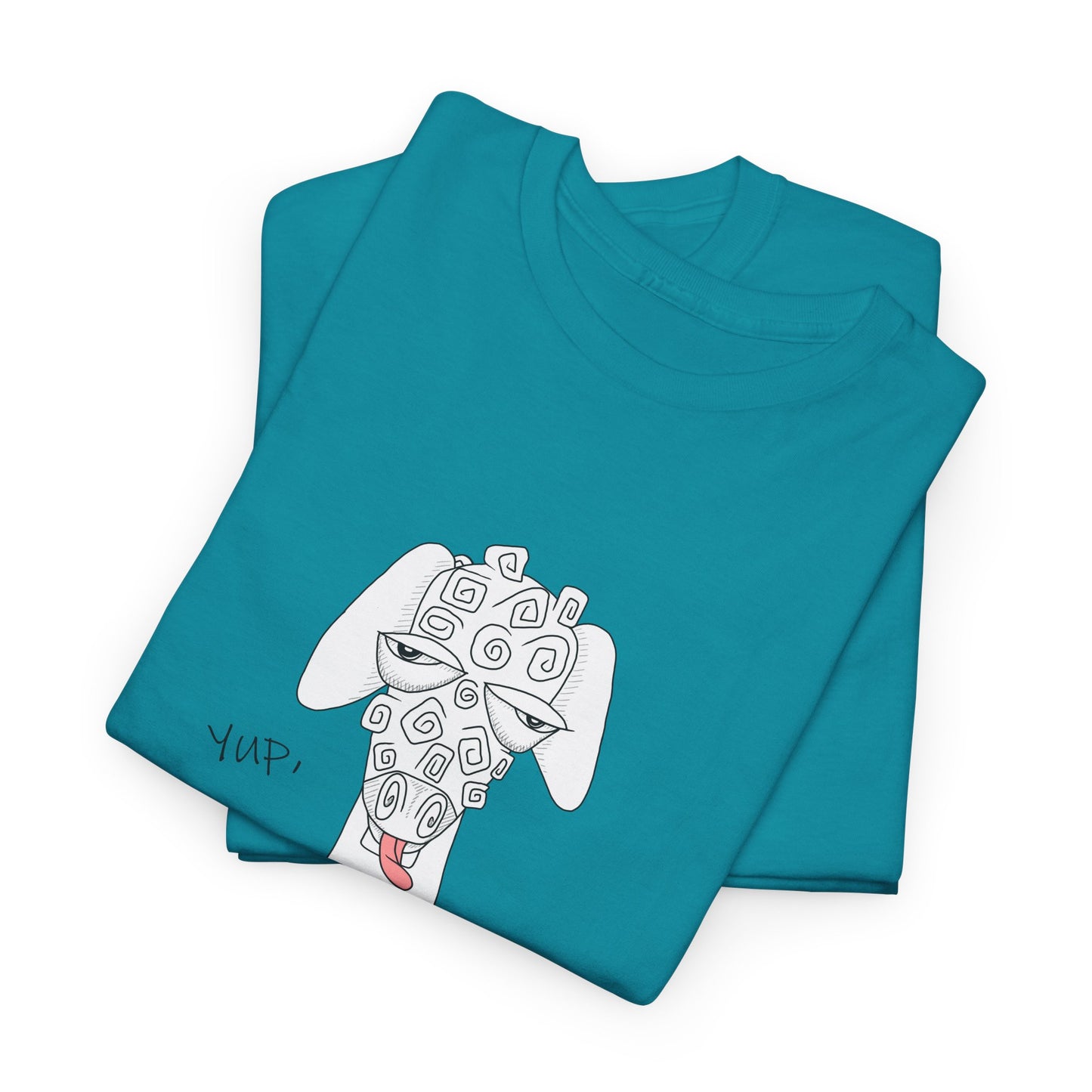 Sheep Lovers - Safety in Numbers. Unisex Heavy Cotton Tee by artist Marie Frederique