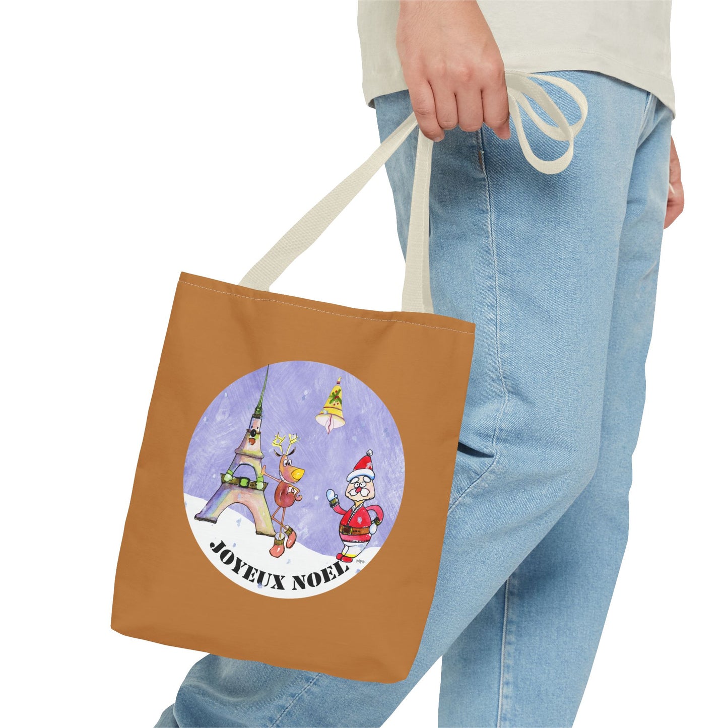 Christmas - French Tote Bag by artist Marie Frederique