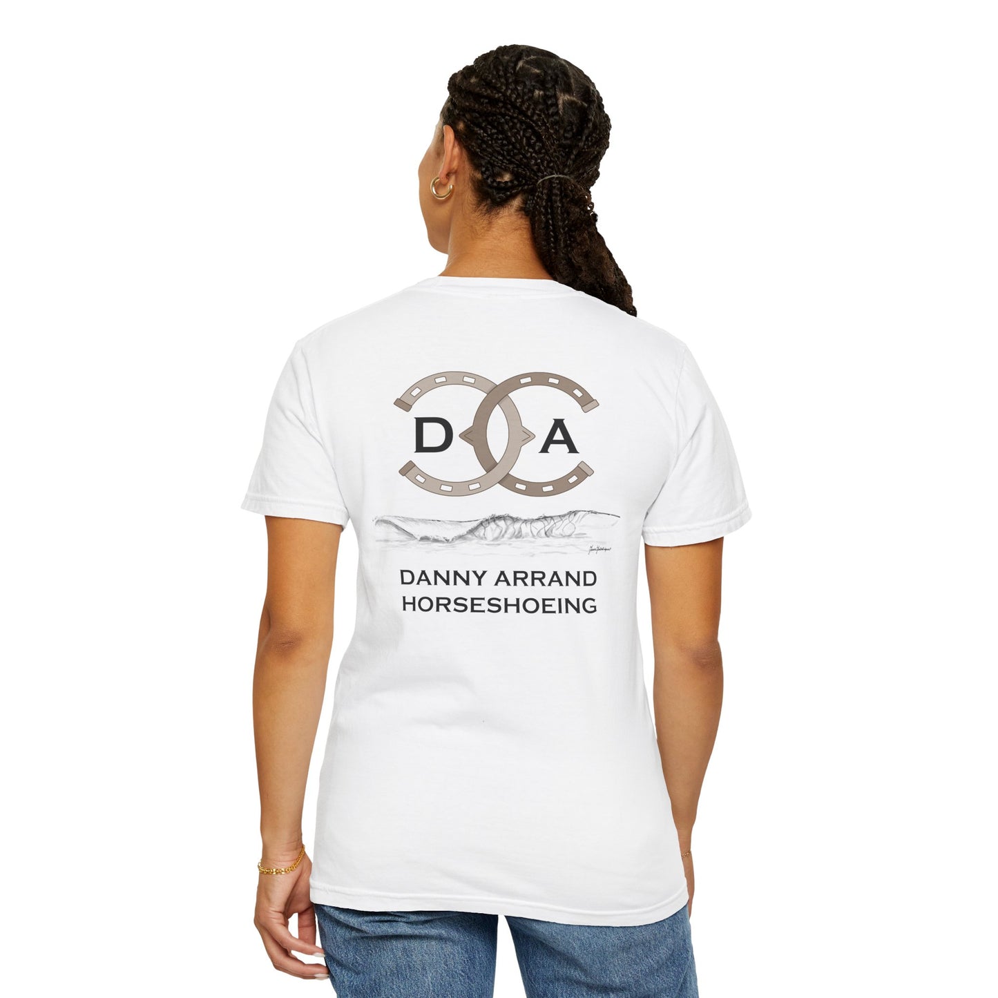 Custom Horseshoeing T-Shirt for Horse Lovers, Danny Arrand Horseshoeing
