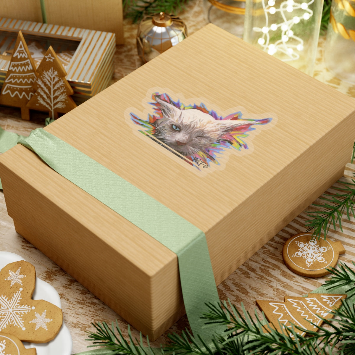 RBF Cat sticker by Artist Marie Frederique