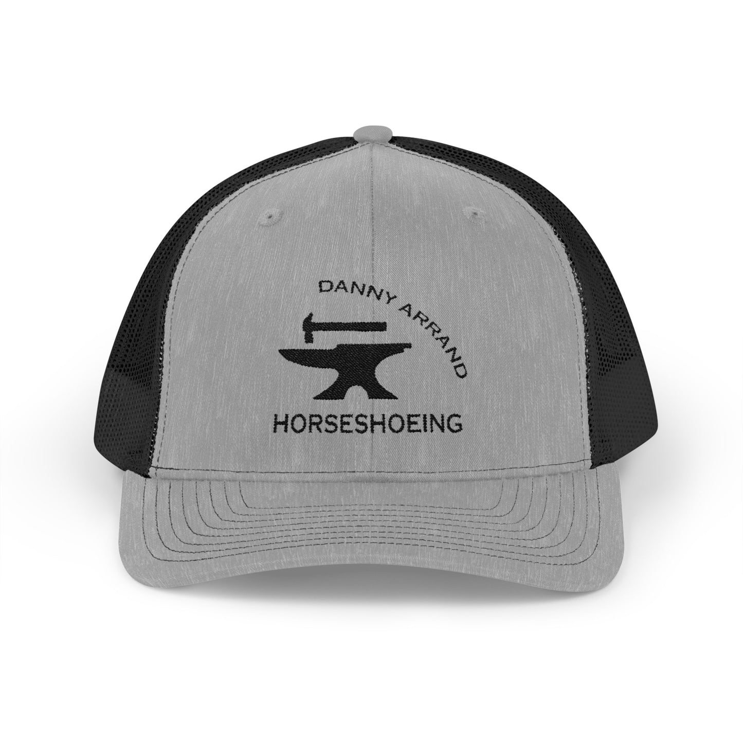 Danny Arrand Horseshoeing embroidered in black - Snapback Trucker Cap