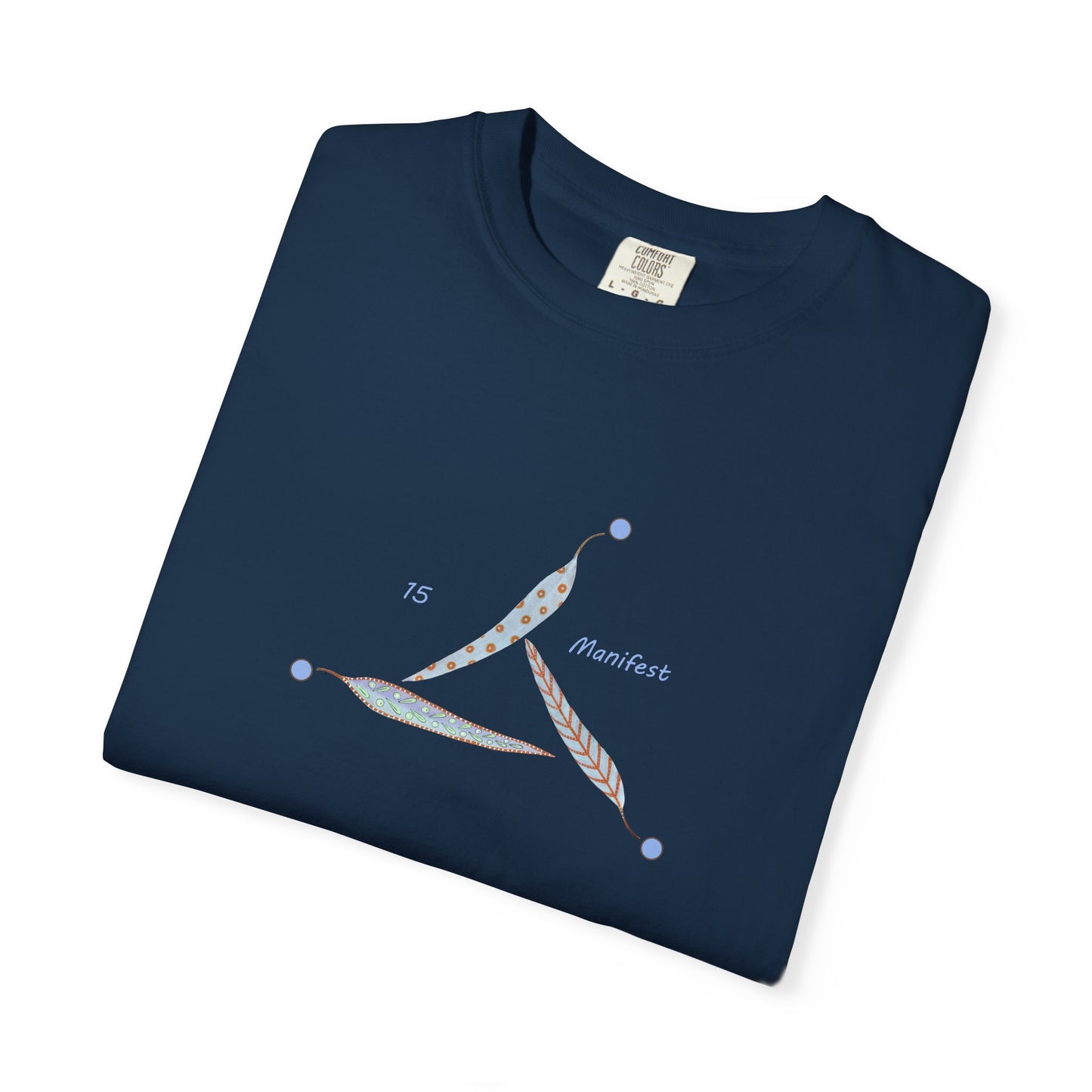 Essassani symbol # 15 "Manifest" - Unisex Garment-Dyed T-shirt by Artist Marie Frederique