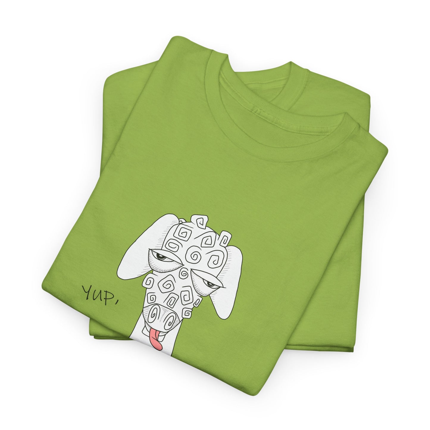 Sheep Lovers - Safety in Numbers. Unisex Heavy Cotton Tee by artist Marie Frederique