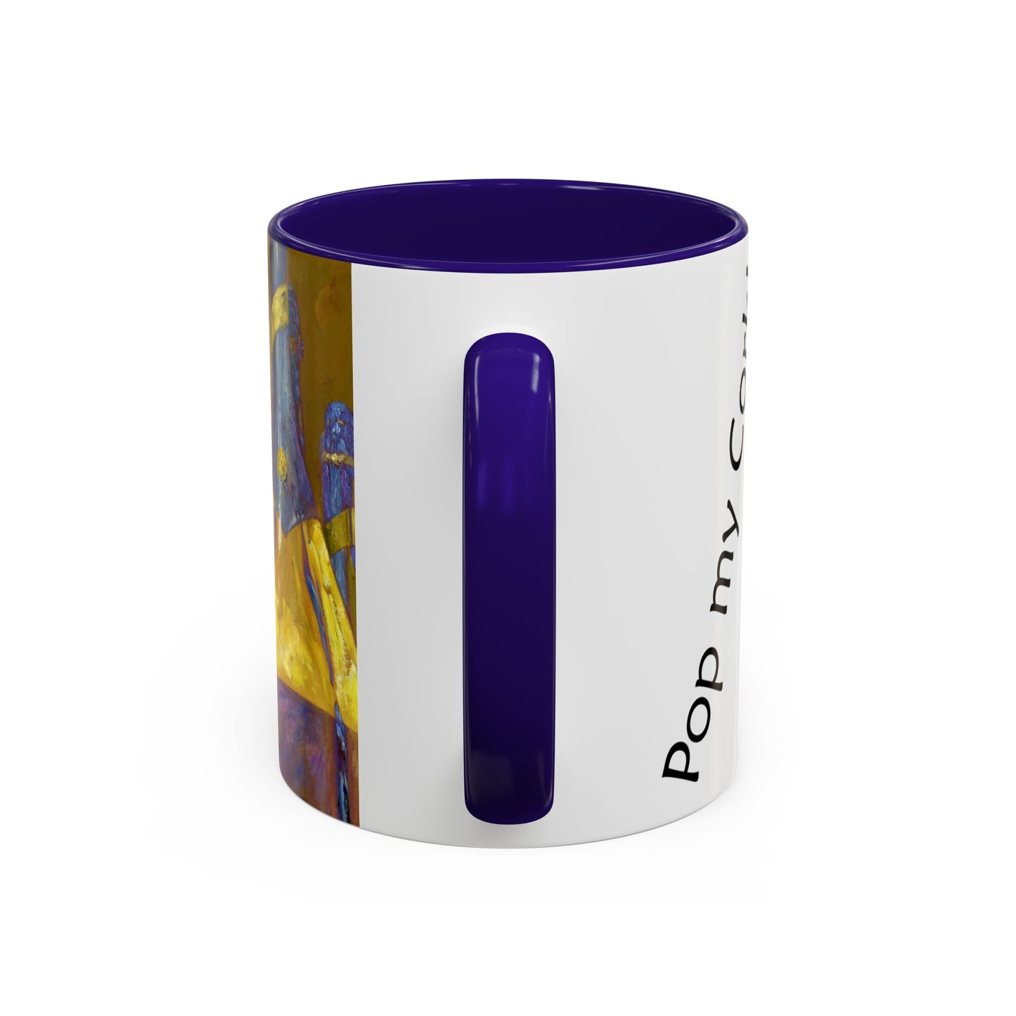 Celebration Pop my Cork! Colorful Mug by artist Marie Frederique