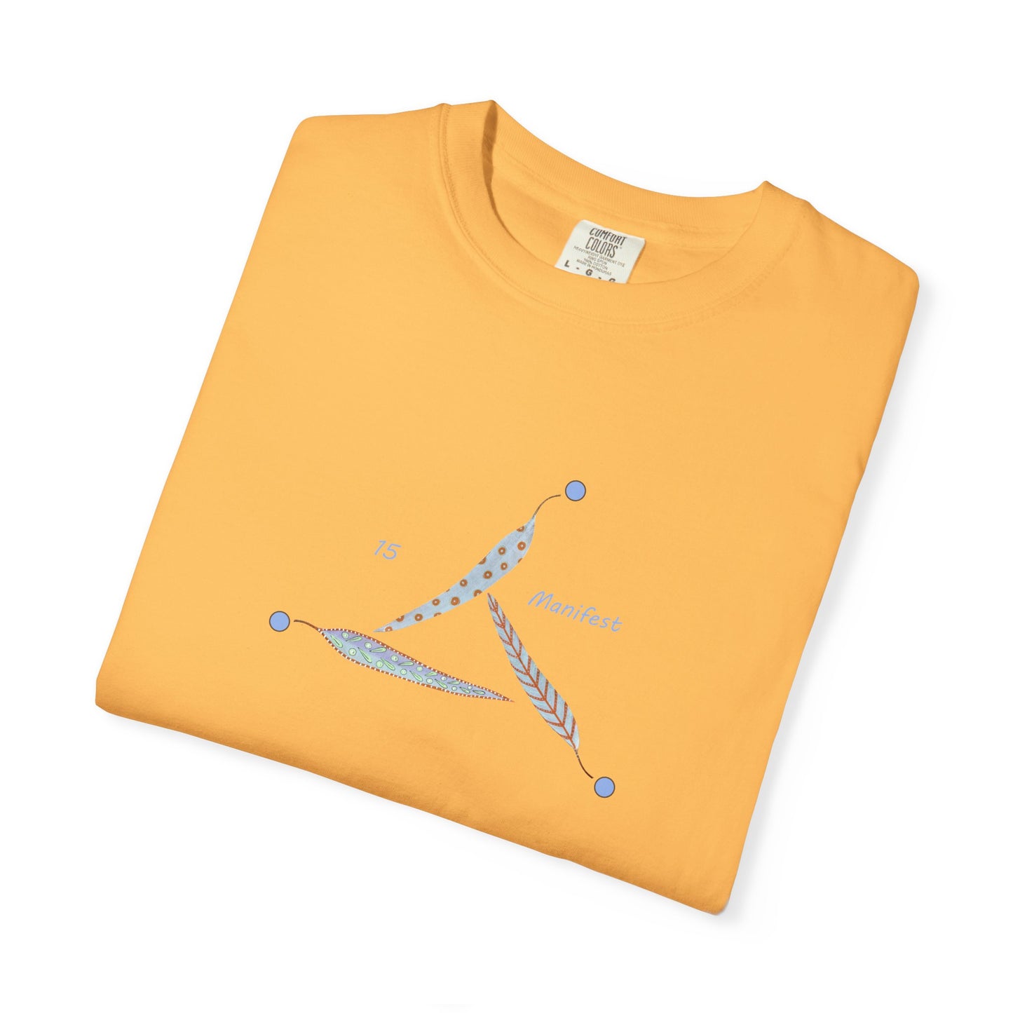 Essassani symbol # 15 "Manifest" - Unisex Garment-Dyed T-shirt by Artist Marie Frederique