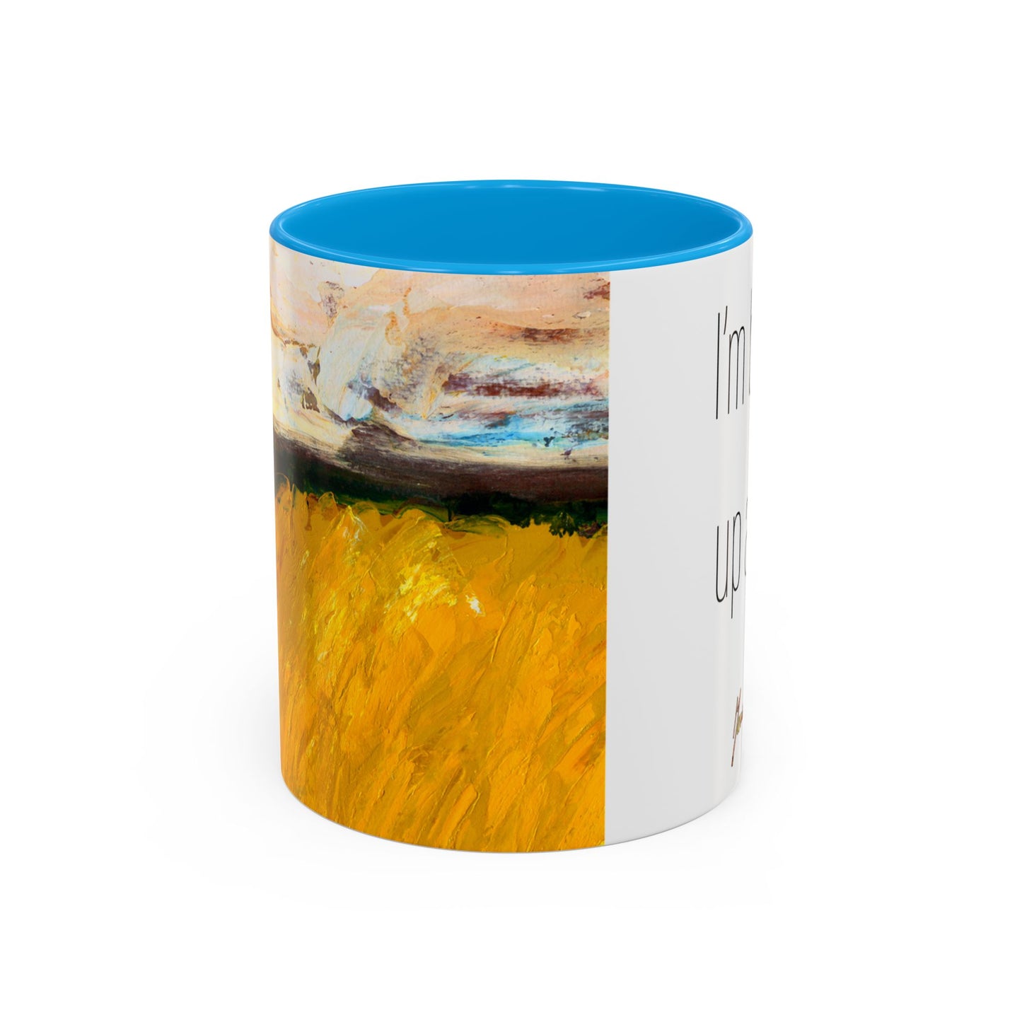 Brewing up a Storm, Colorful Mug by Artist Marie Frederique