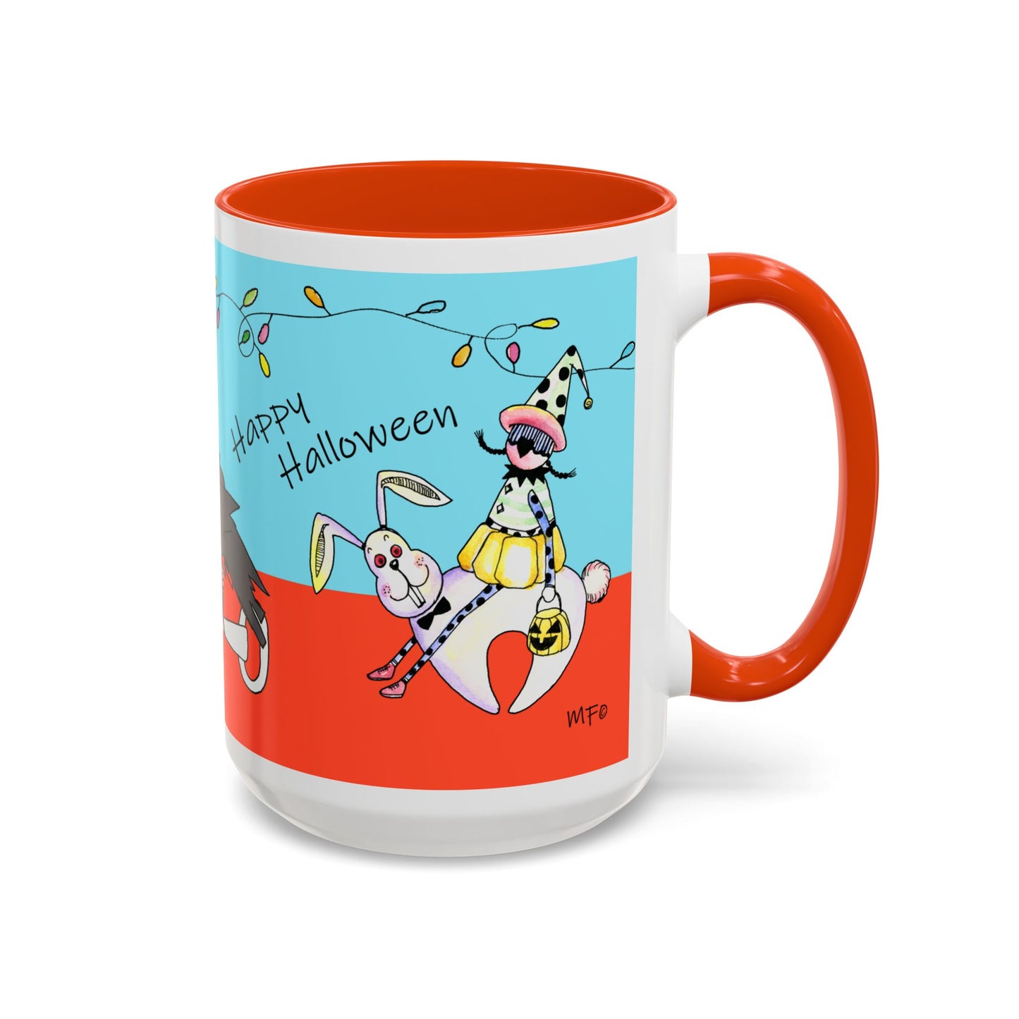 Equestrian Halloween Mug by artist Marie Frederique