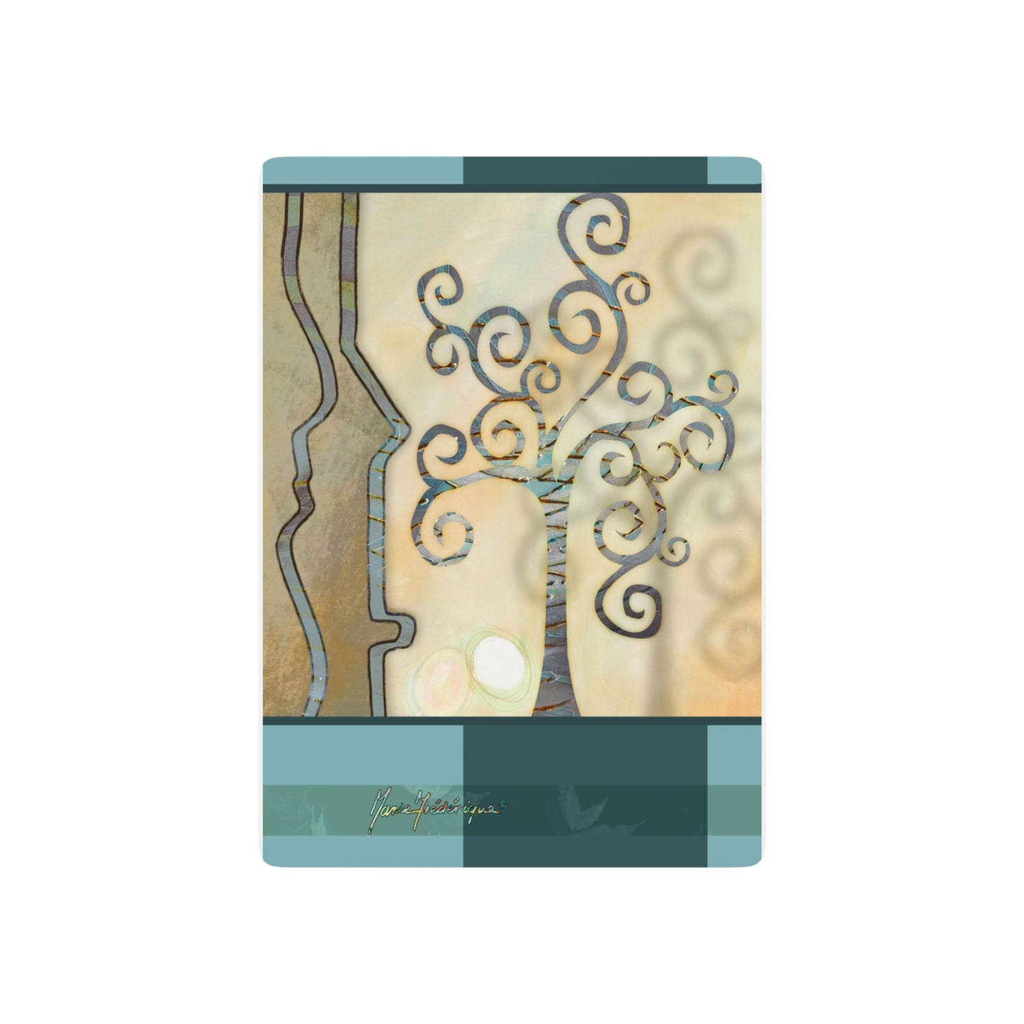 Jade Forest, Artistic Poker Playing Cards Set by artist Marie Frederique