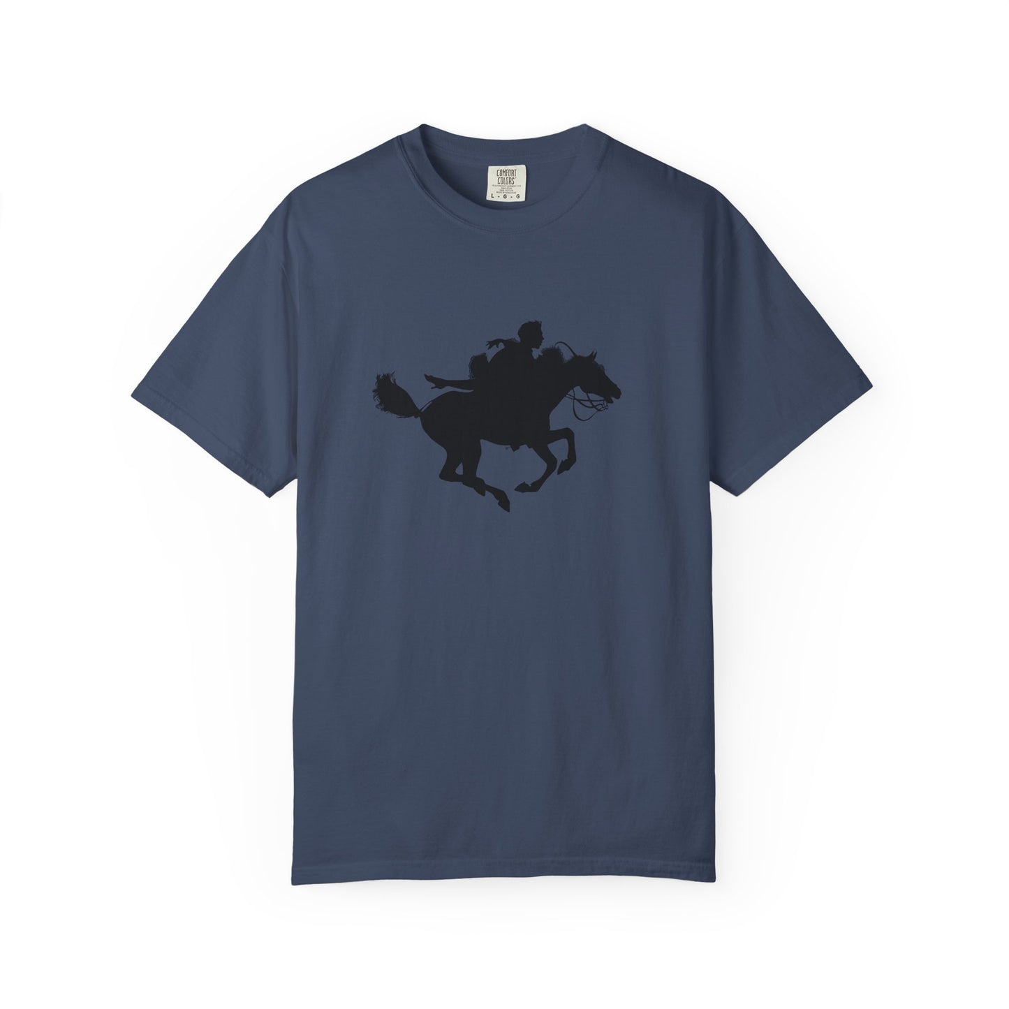 Equestrian Adventure, Runaway couple on a pony by artist Marie Frederique