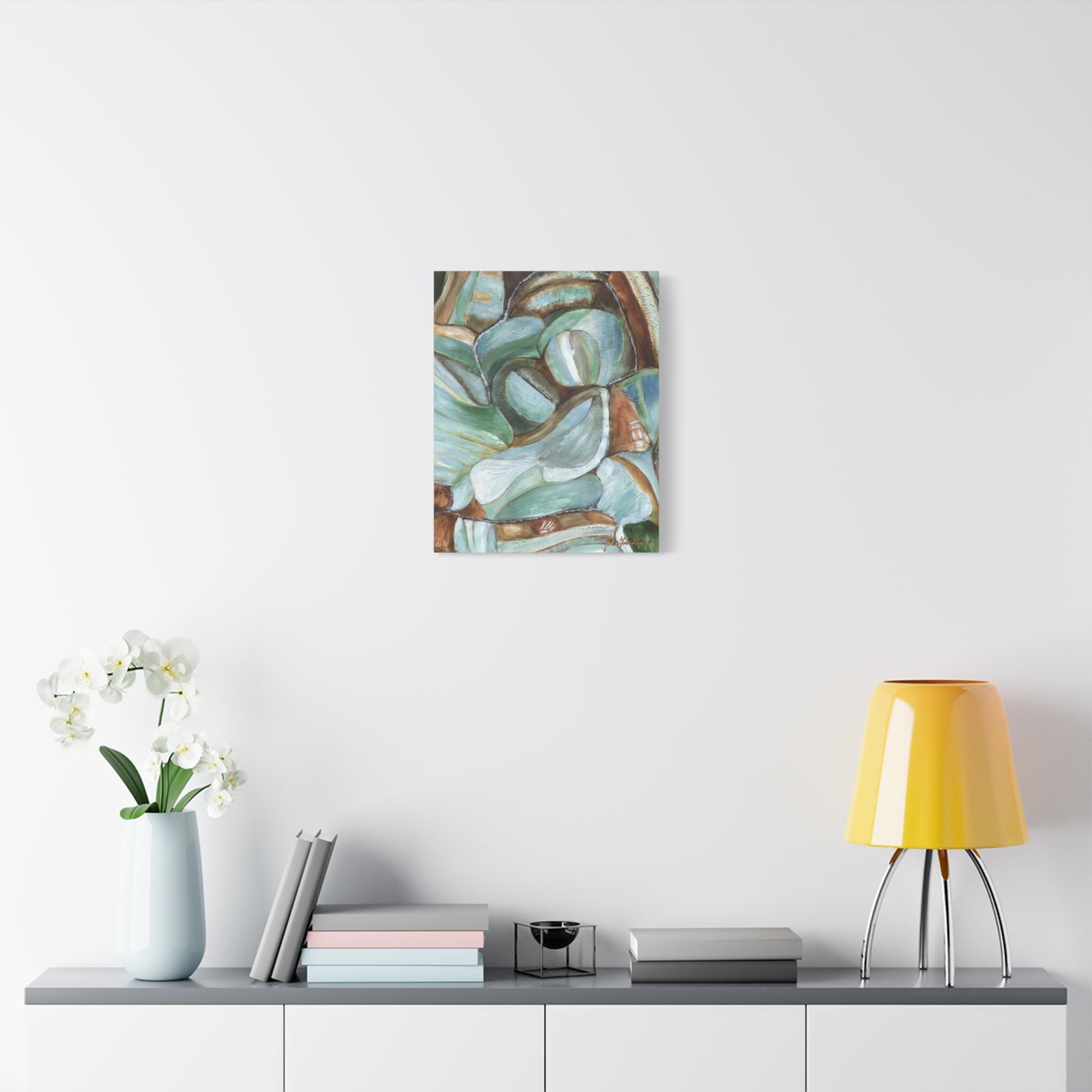 Abstract Nature Canvas Art Print by artist Marie Frederique