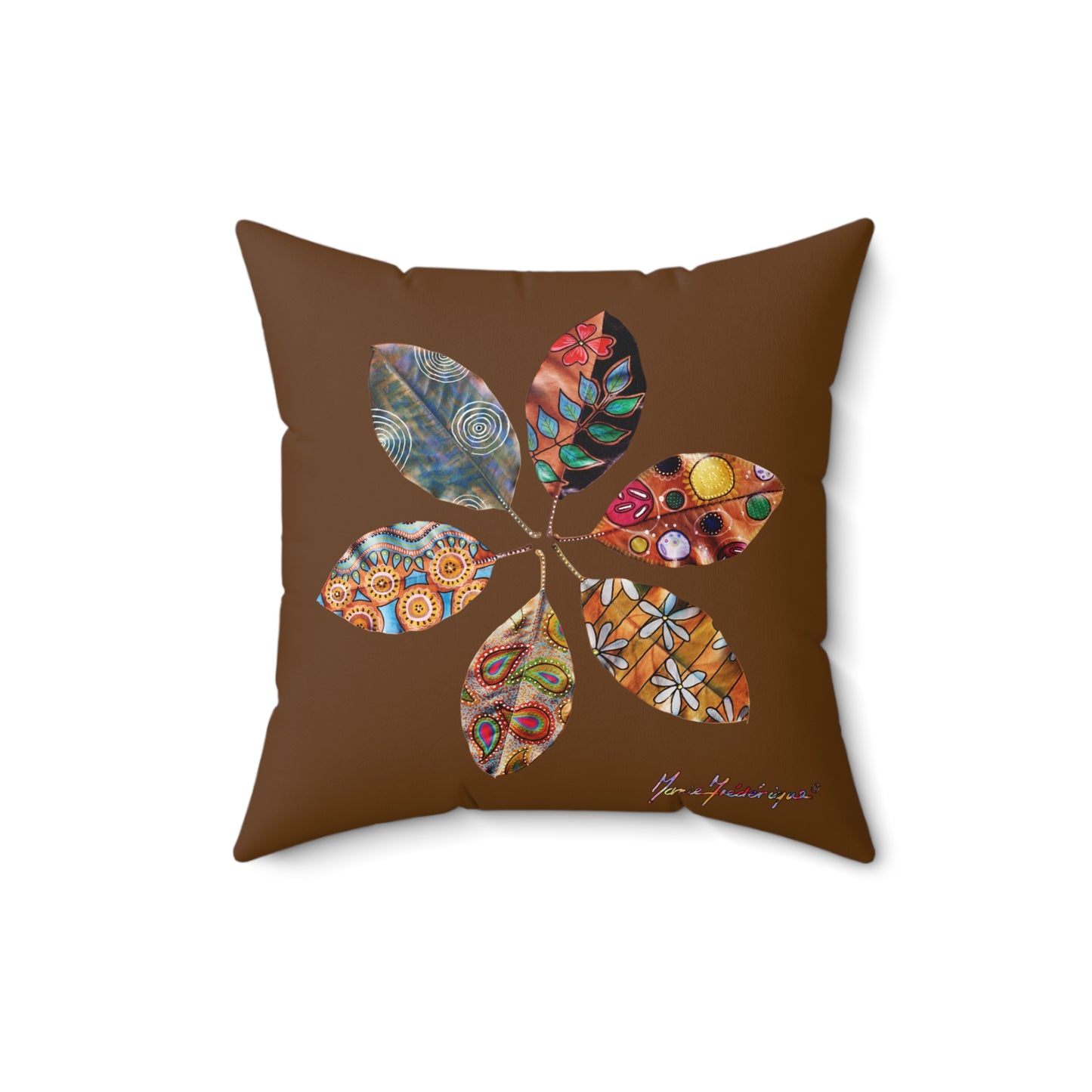 Colorful Leaf Design by artist Marie Frederique