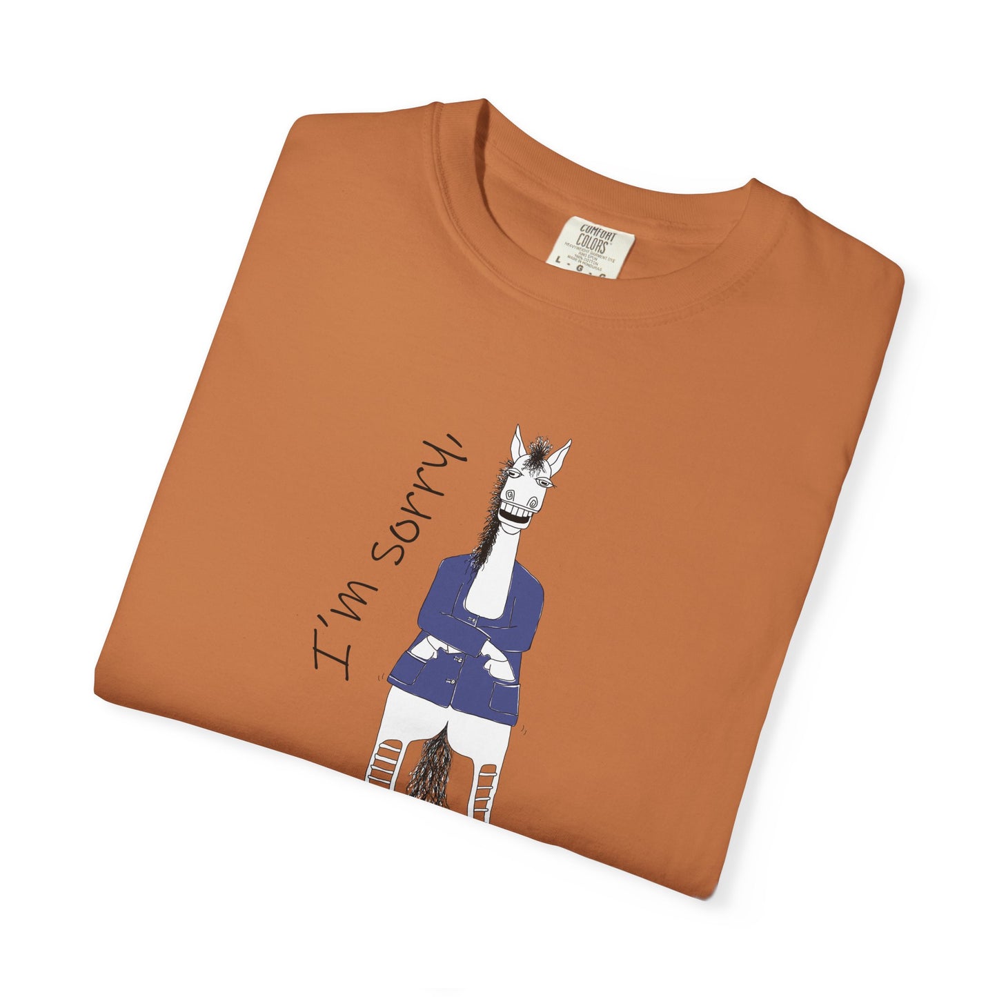 Equestrian Whimsical Horse, Not working today! T-Shirt by artist Marie Frederique