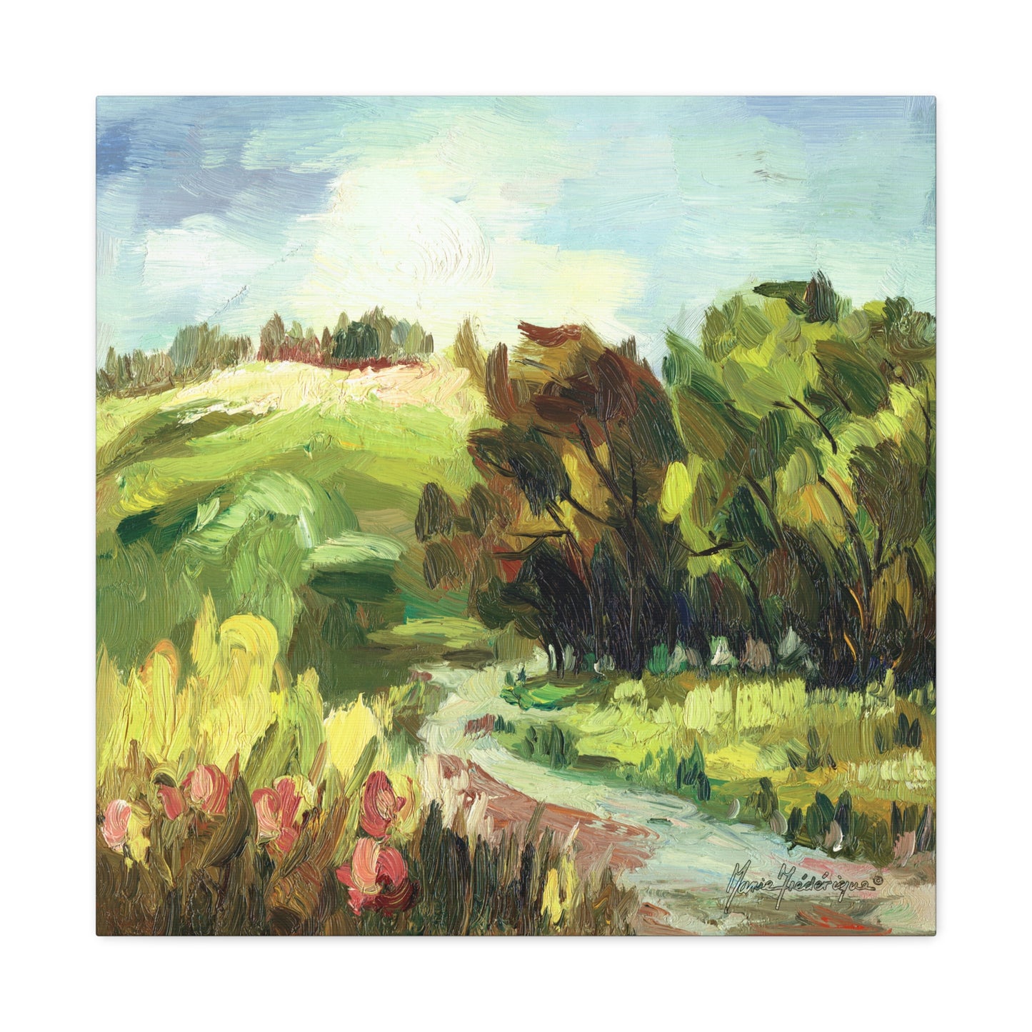 Canvas Print Landscape Home Decor by artist Marie Frederique