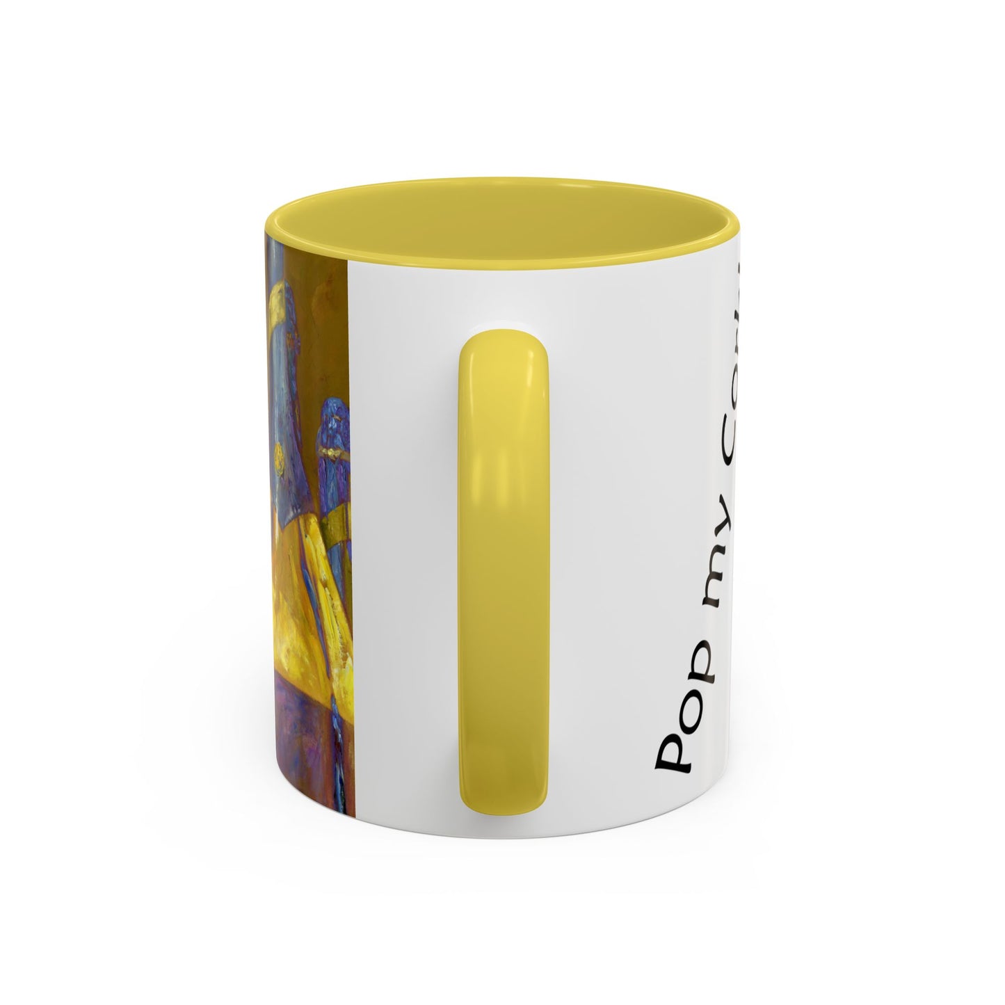 Celebration Pop my Cork! Colorful Mug by artist Marie Frederique