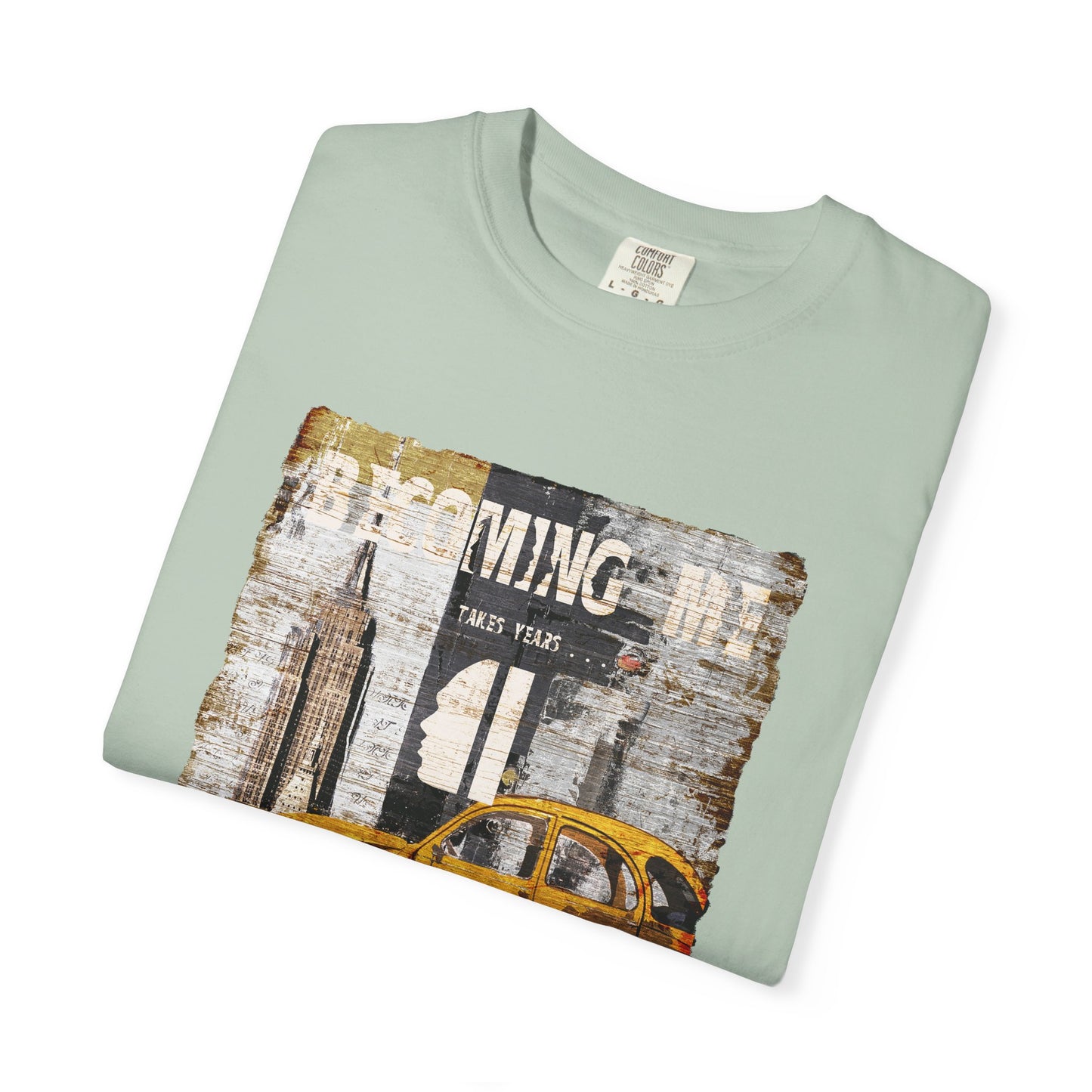 Becoming me, Vintage Soul Travel T-Shirt - Enjoy your journey by artist Marie Frederique