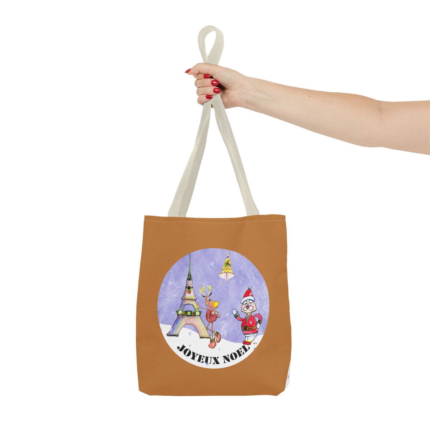Christmas - French Tote Bag by artist Marie Frederique