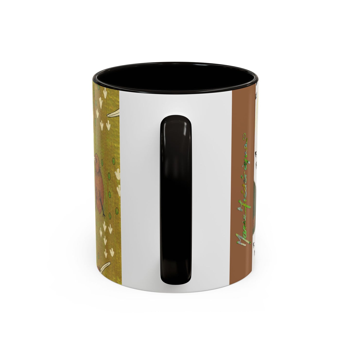 Kiwis and Kiwis Colorful Mug by Artist Marie Frederique