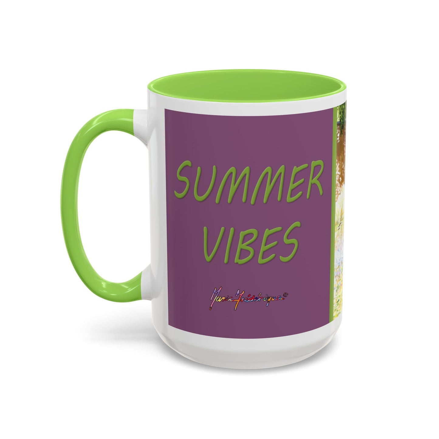 SUMMER VIBES - Purple patio by Artist Marie Frederique