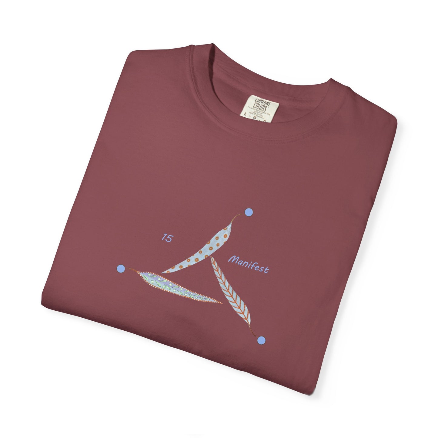 Essassani symbol # 15 "Manifest" - Unisex Garment-Dyed T-shirt by Artist Marie Frederique