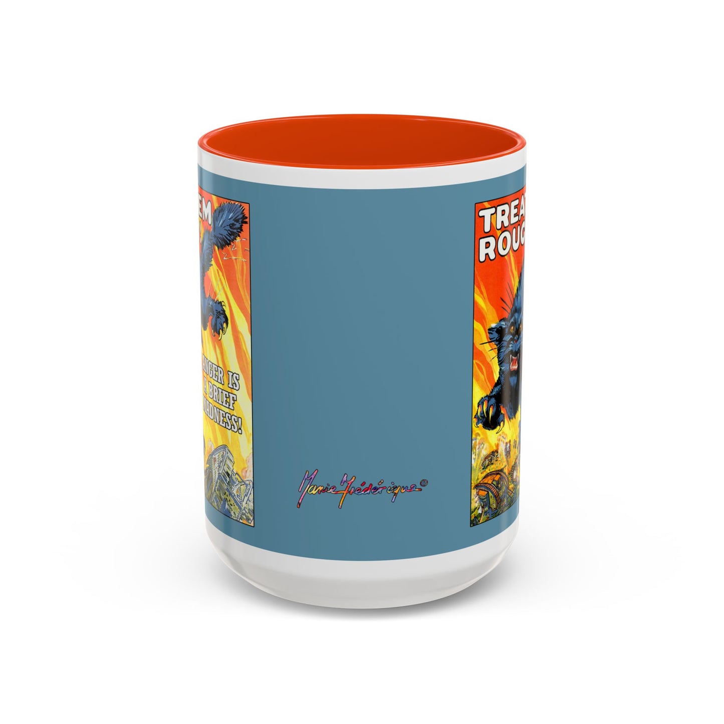 Poster Mug "Anger is a brief madness" - Colorful Mugs