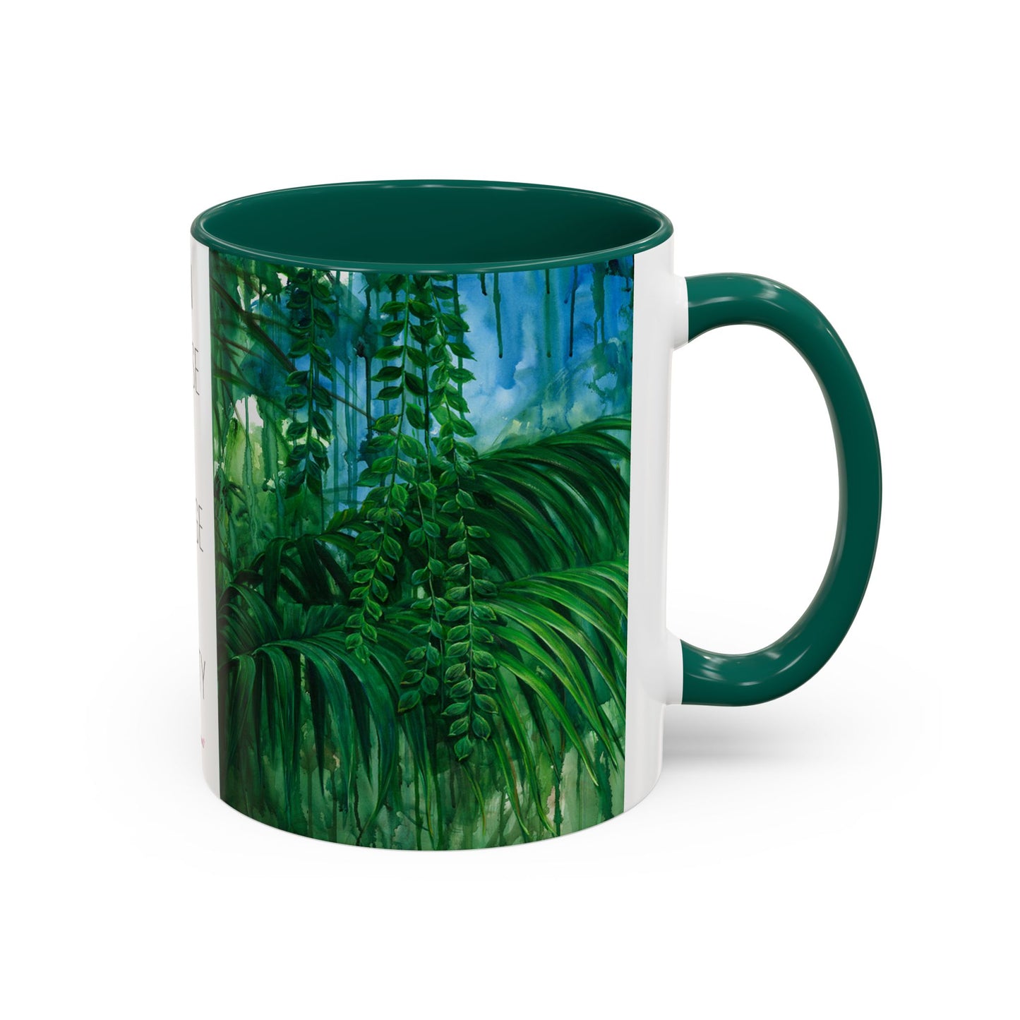 Jungle Mug, "I CAN CHOOSE TO CHANGE MY REALITY" by Artist Marie Frederique
