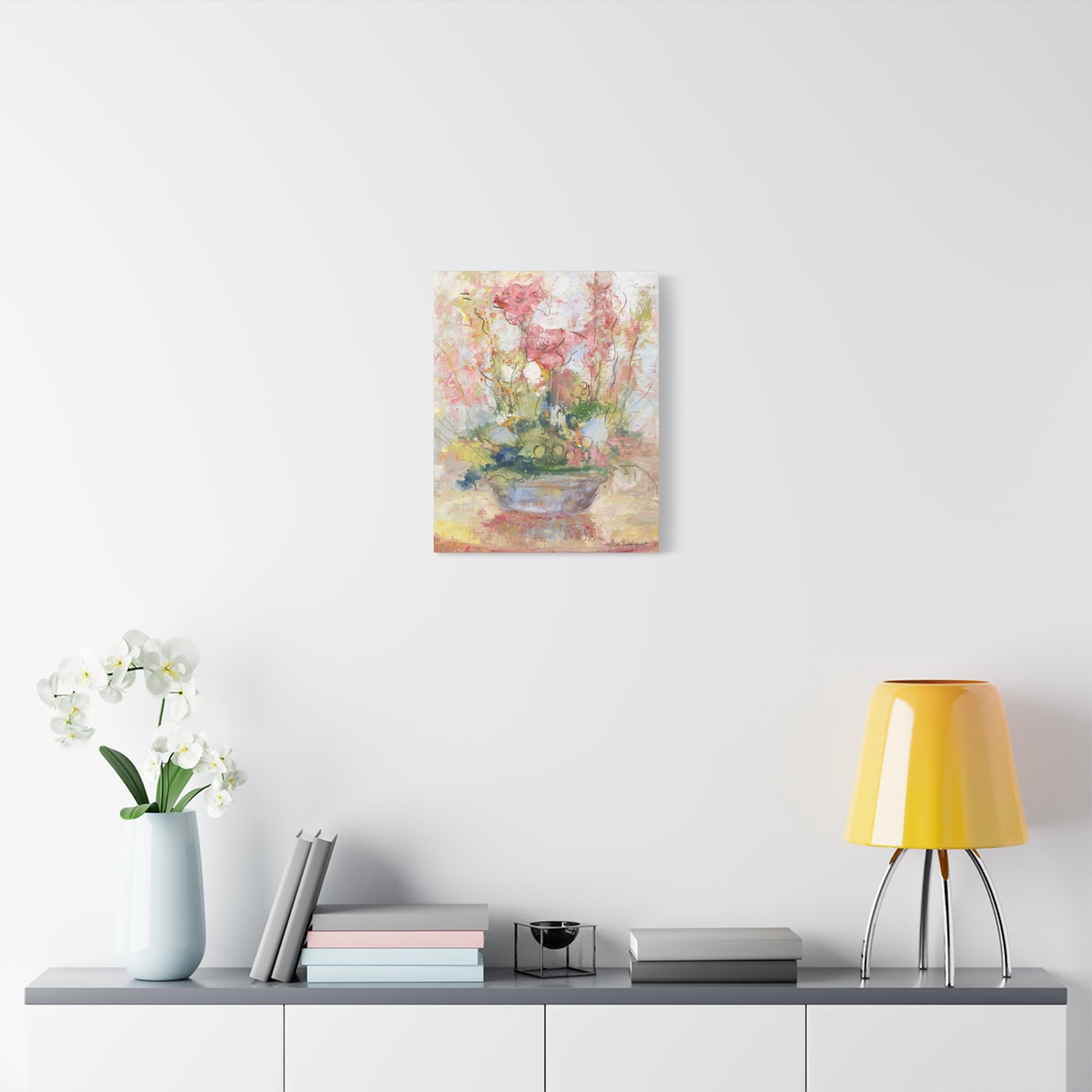 Floral Abstract Canvas Print, by artist Marie Frederique