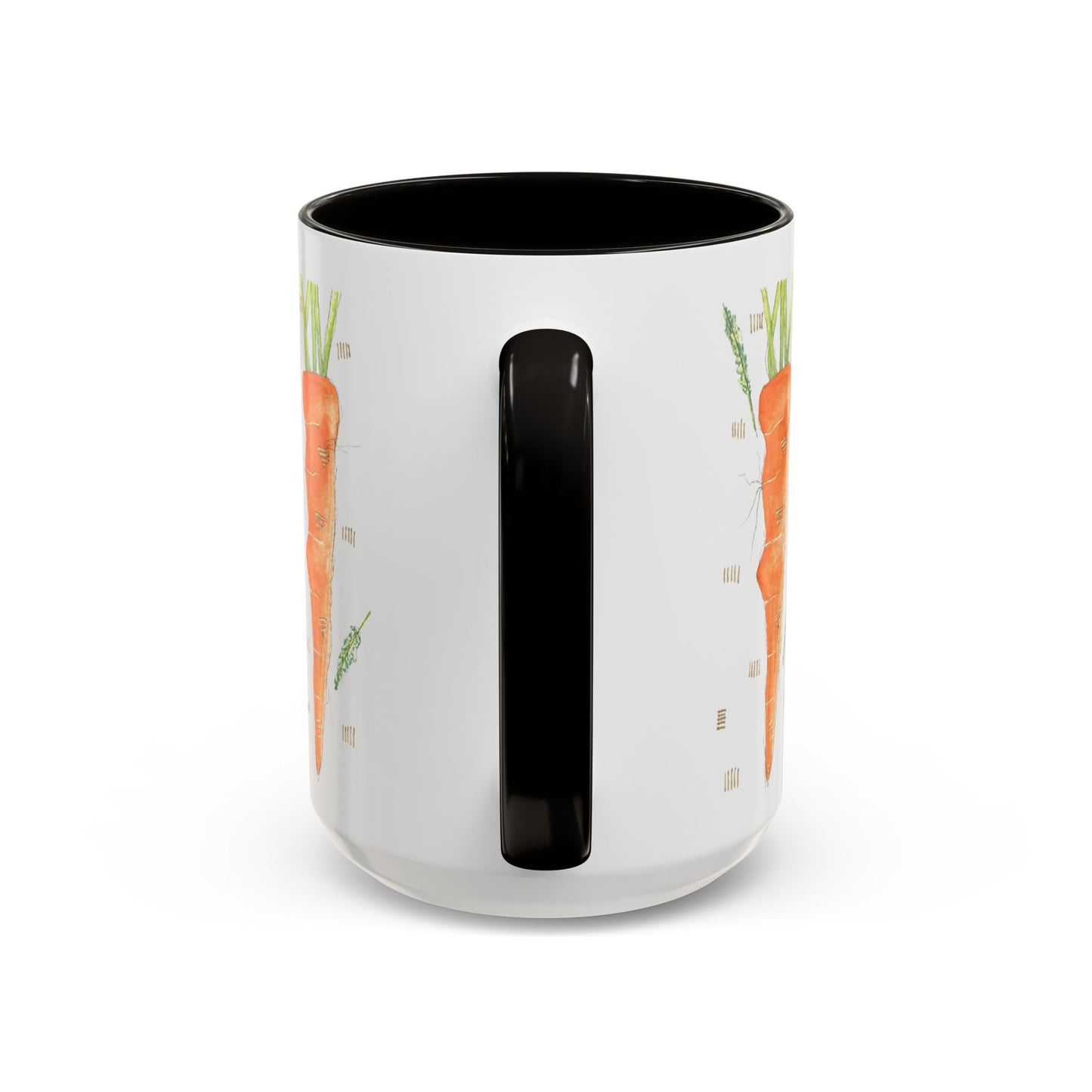 Rainbow Carrot - Colorful Mug by Artist Marie Frederique