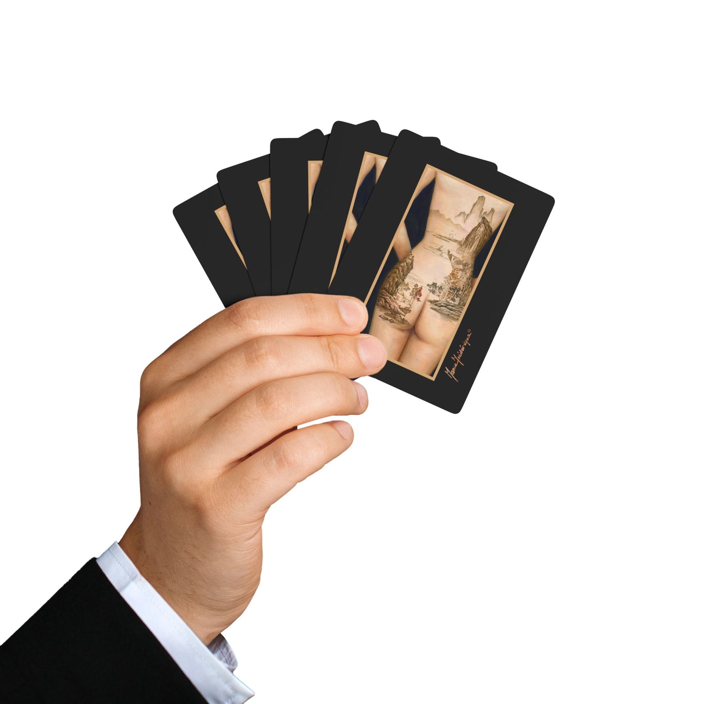Artistic Nude 2 Poker Playing Cards Set - Unique Design for Game Night by artist Marie Frederique
