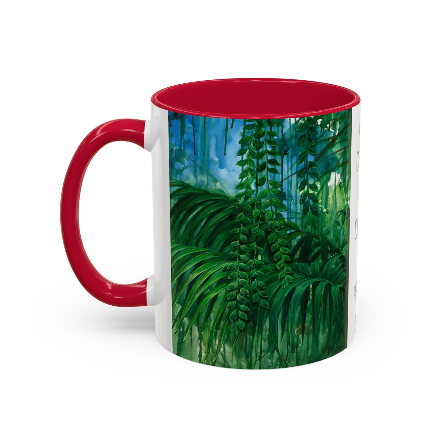 Jungle Mug, "I CAN CHOOSE TO CHANGE MY REALITY" by Artist Marie Frederique