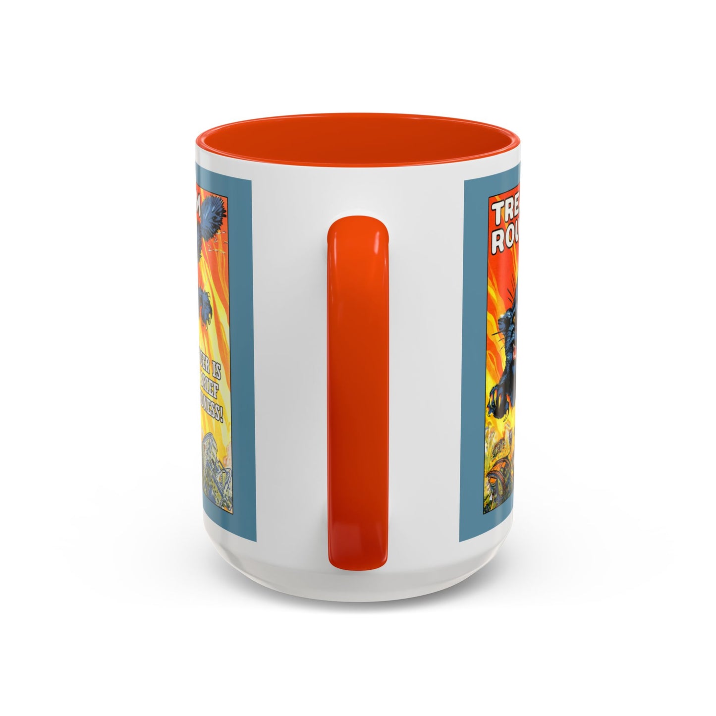 Poster Mug "Anger is a brief madness" - Colorful Mugs