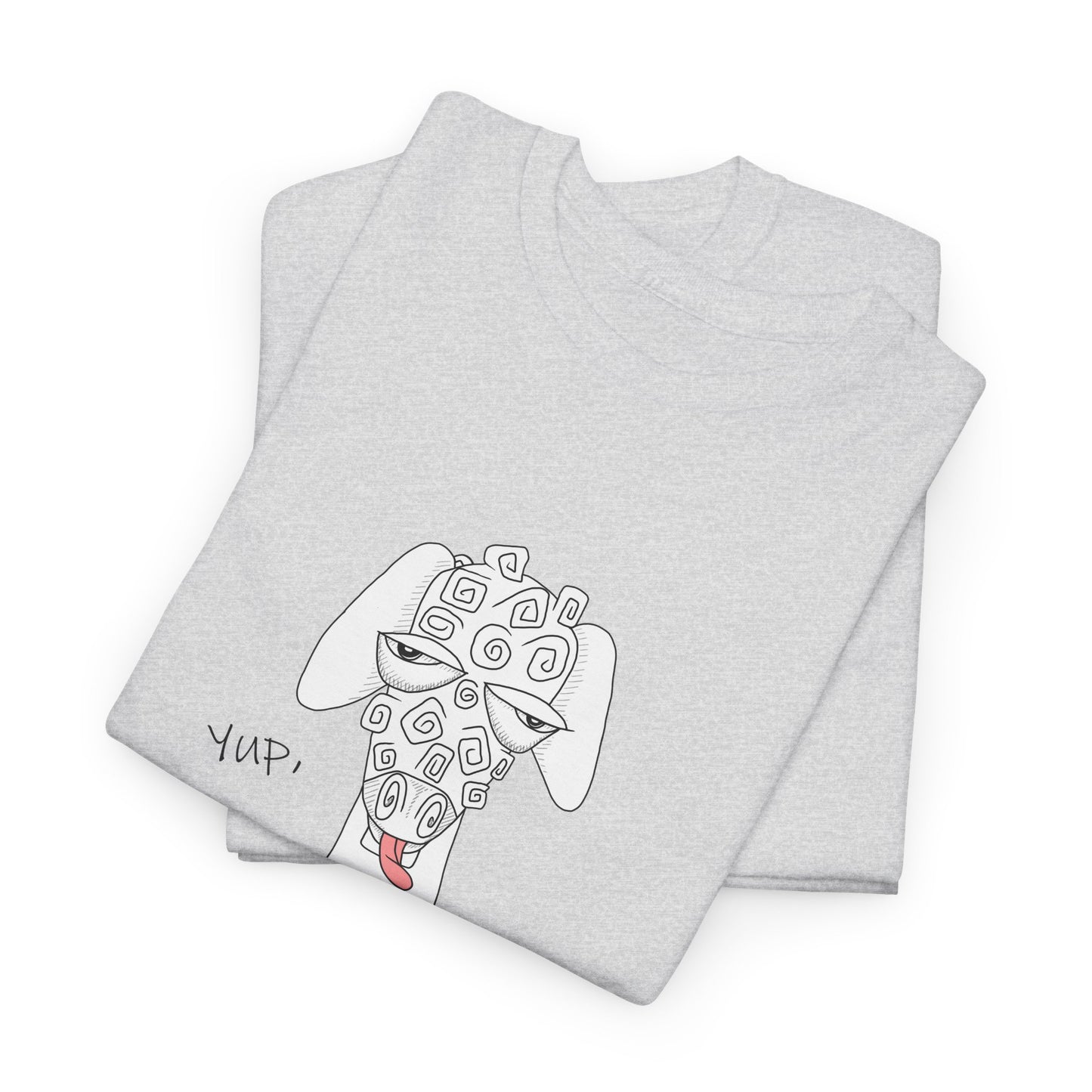 Sheep Lovers - Safety in Numbers. Unisex Heavy Cotton Tee by artist Marie Frederique