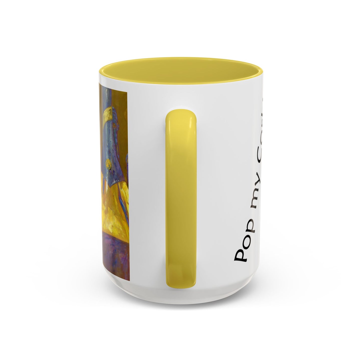 Celebration Pop my Cork! Colorful Mug by artist Marie Frederique