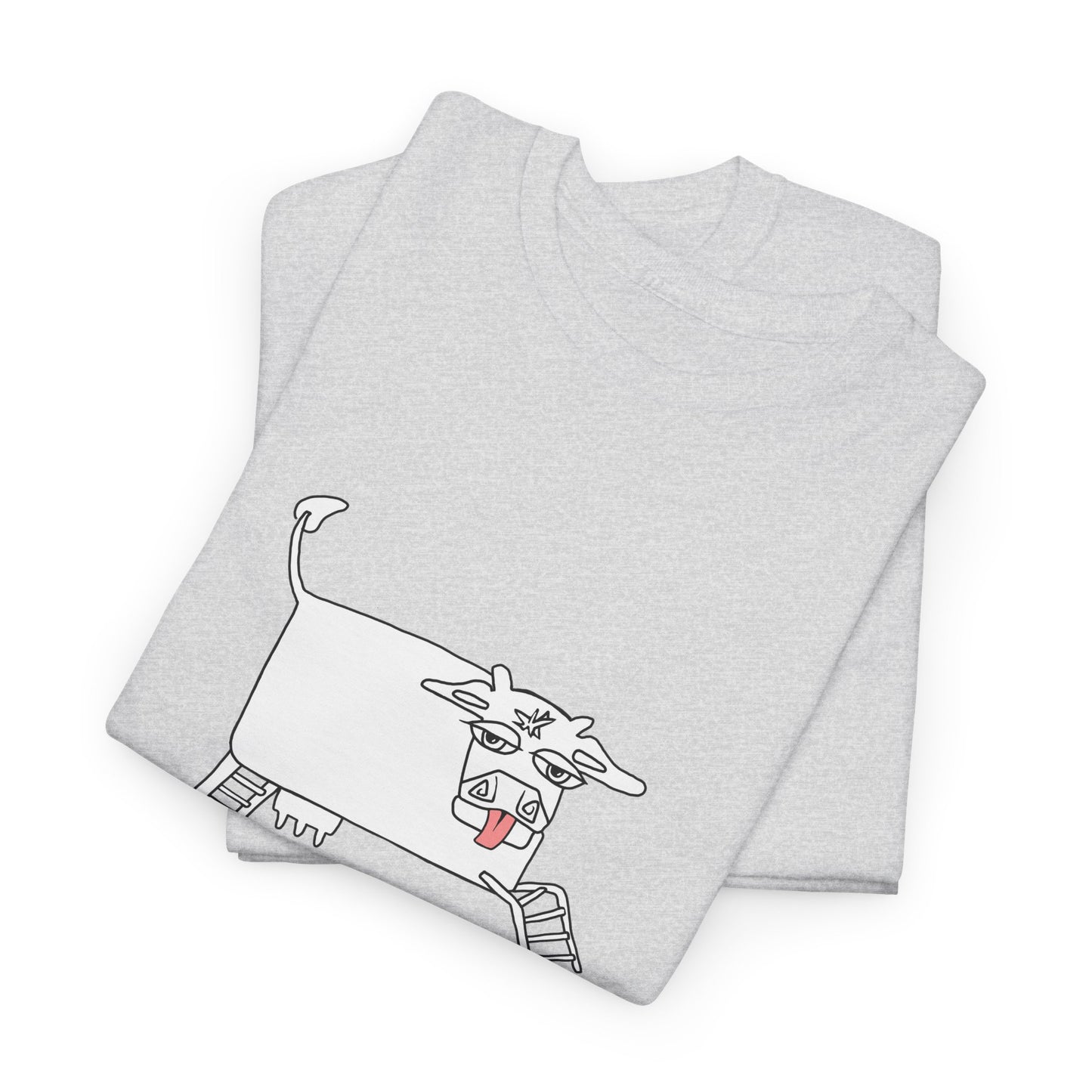 Funny Cow Graphic Tee - "Not My Pasture, Not My Bull" Unisex Heavy Cotton T-Shirt