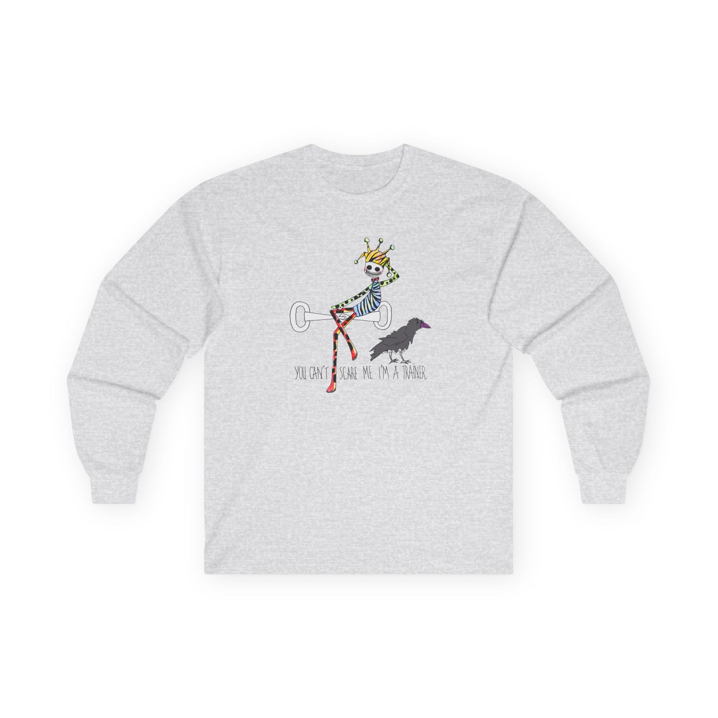 Equestrian Trainer Halloween - Unisex Ultra Cotton Long Sleeve Tee by artist Marie Frederique