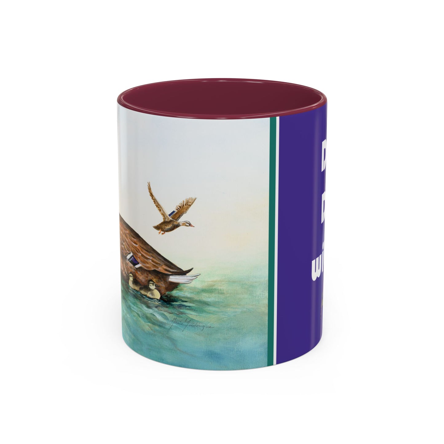 Don't duck with me, Adult Humor Hunting Adventure Theme by artist Marie Frederique
