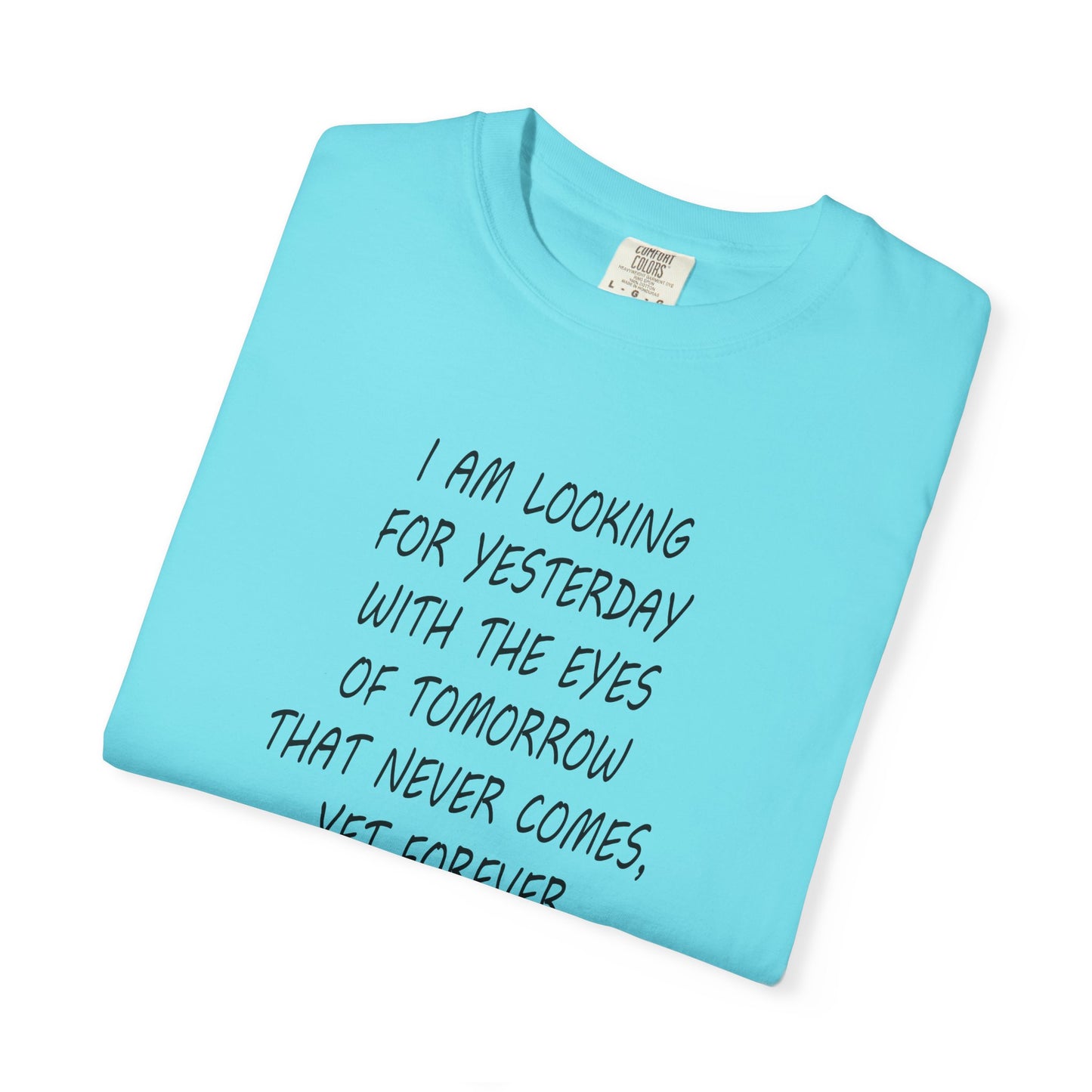 Time travel 'Looking for Yesterday' T-Shirt by artist Marie Frederique