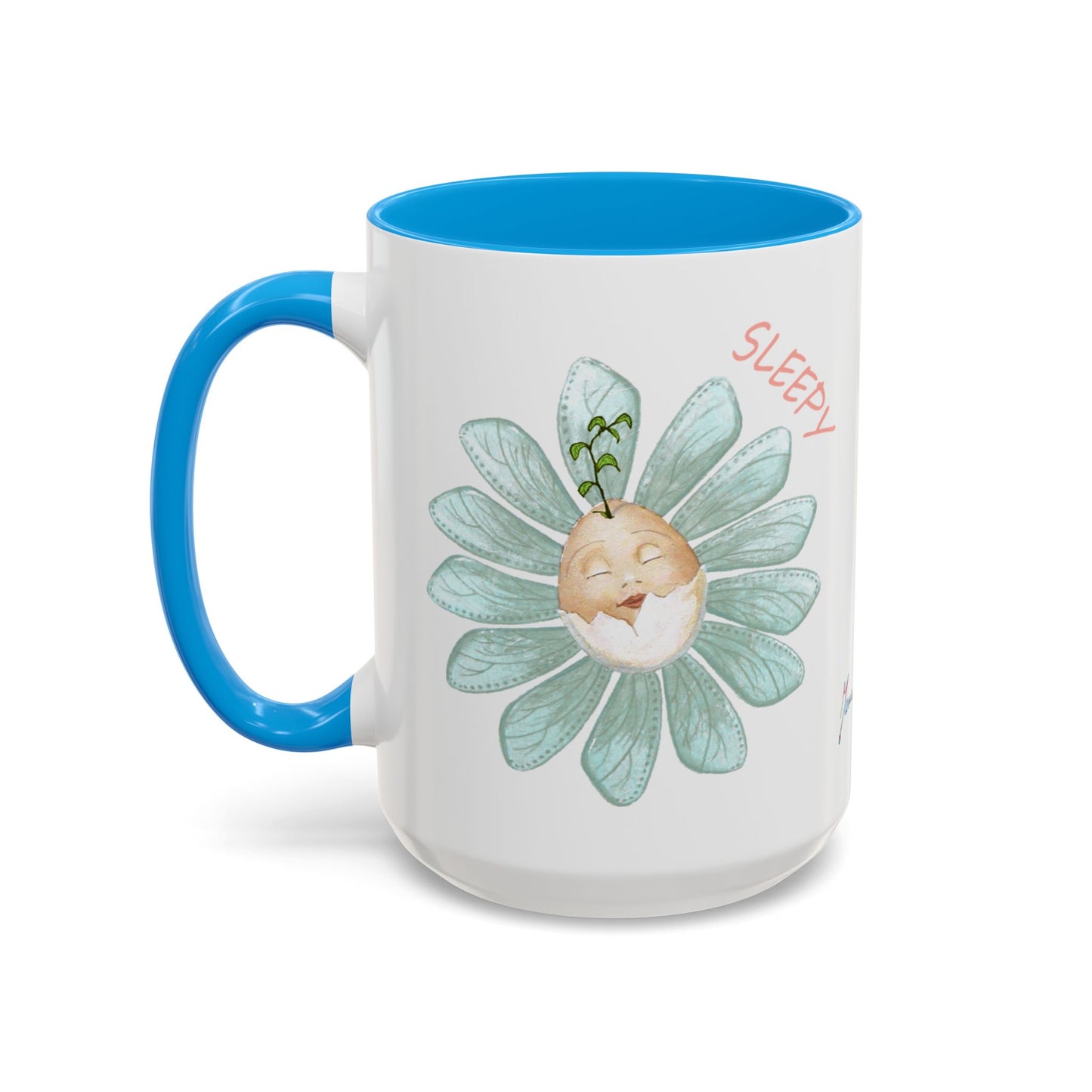 Whimsical Egg Crate 2 mug, by Artist Marie Frederique