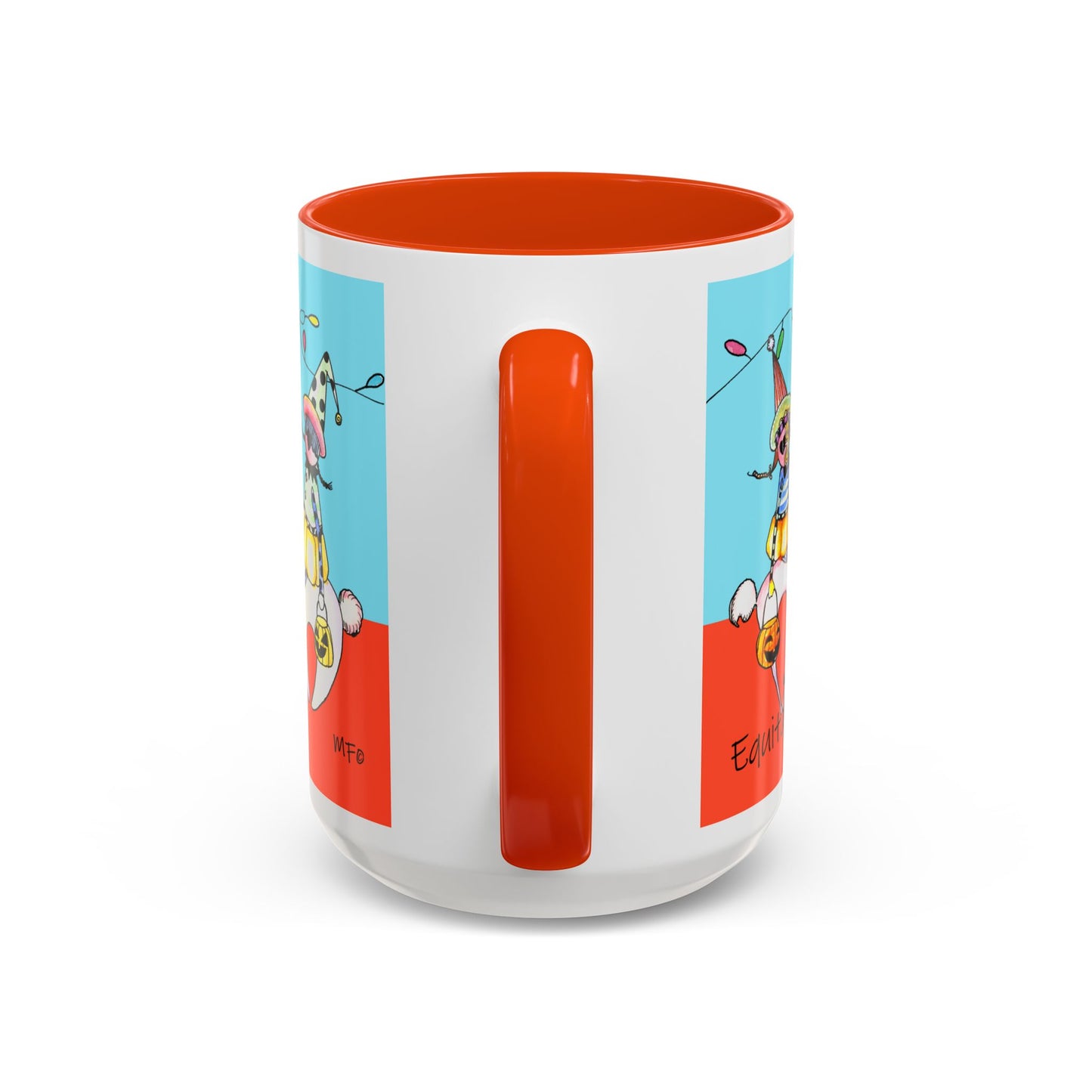 Equestrian Halloween Mug by artist Marie Frederique
