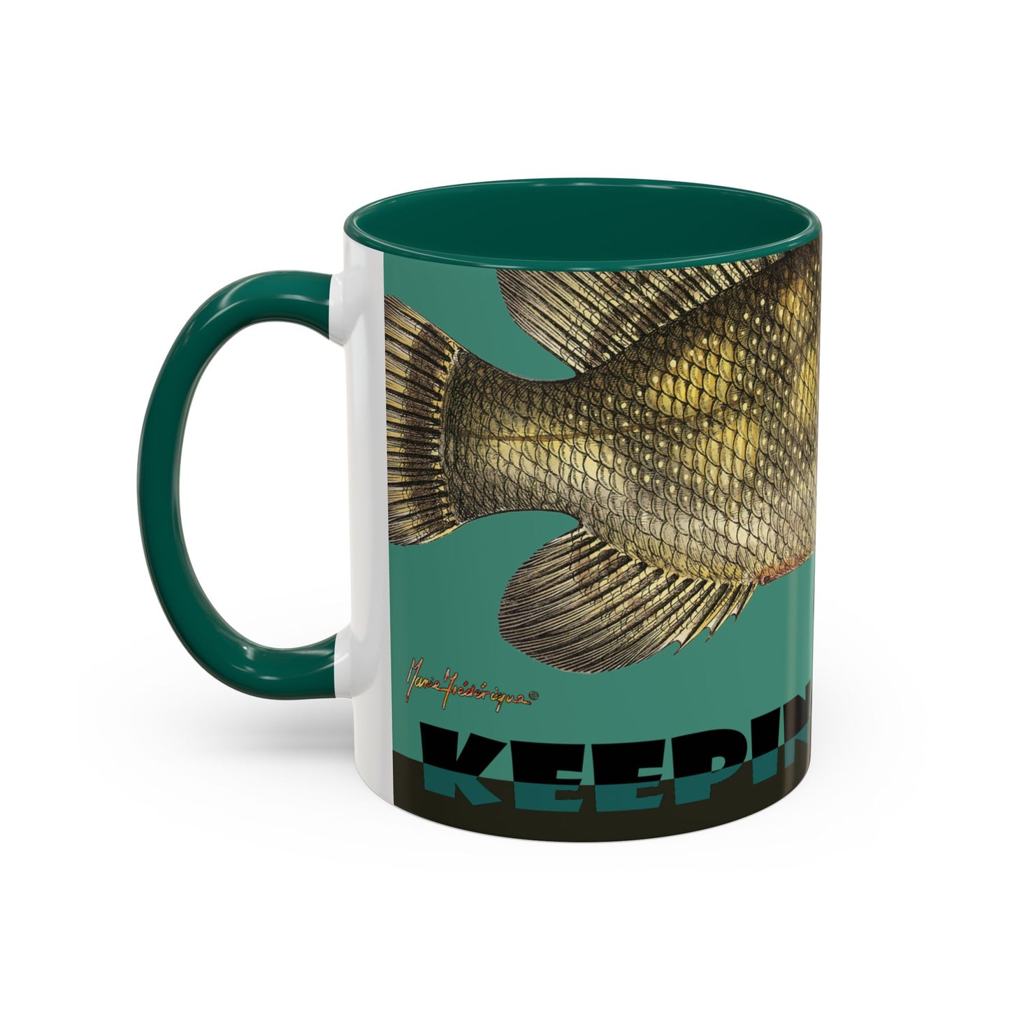 Fish lovers - KEEPING IT REEL, by artist Marie Frederique