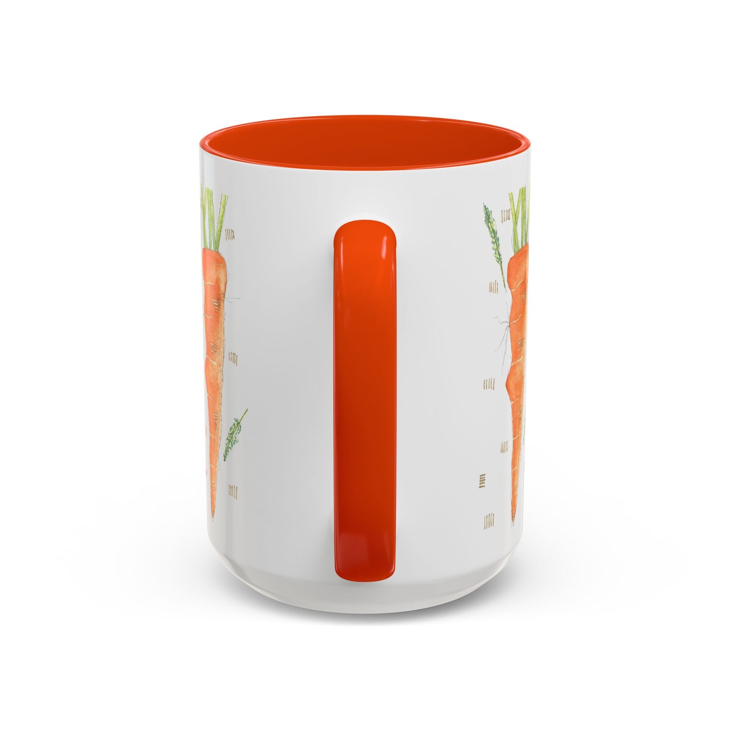 Rainbow Carrot - Colorful Mug by Artist Marie Frederique