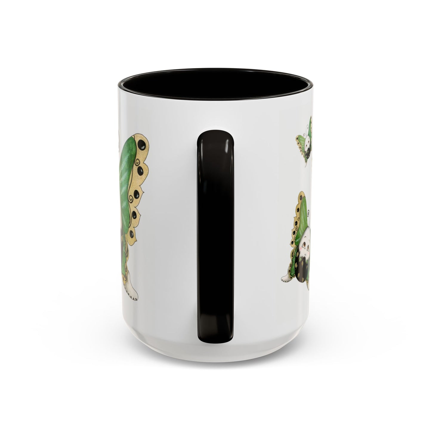 Whimsical Egg Butterfly 2 "Fly, baby fly", Colorful Mug by Artist Marie Frederique