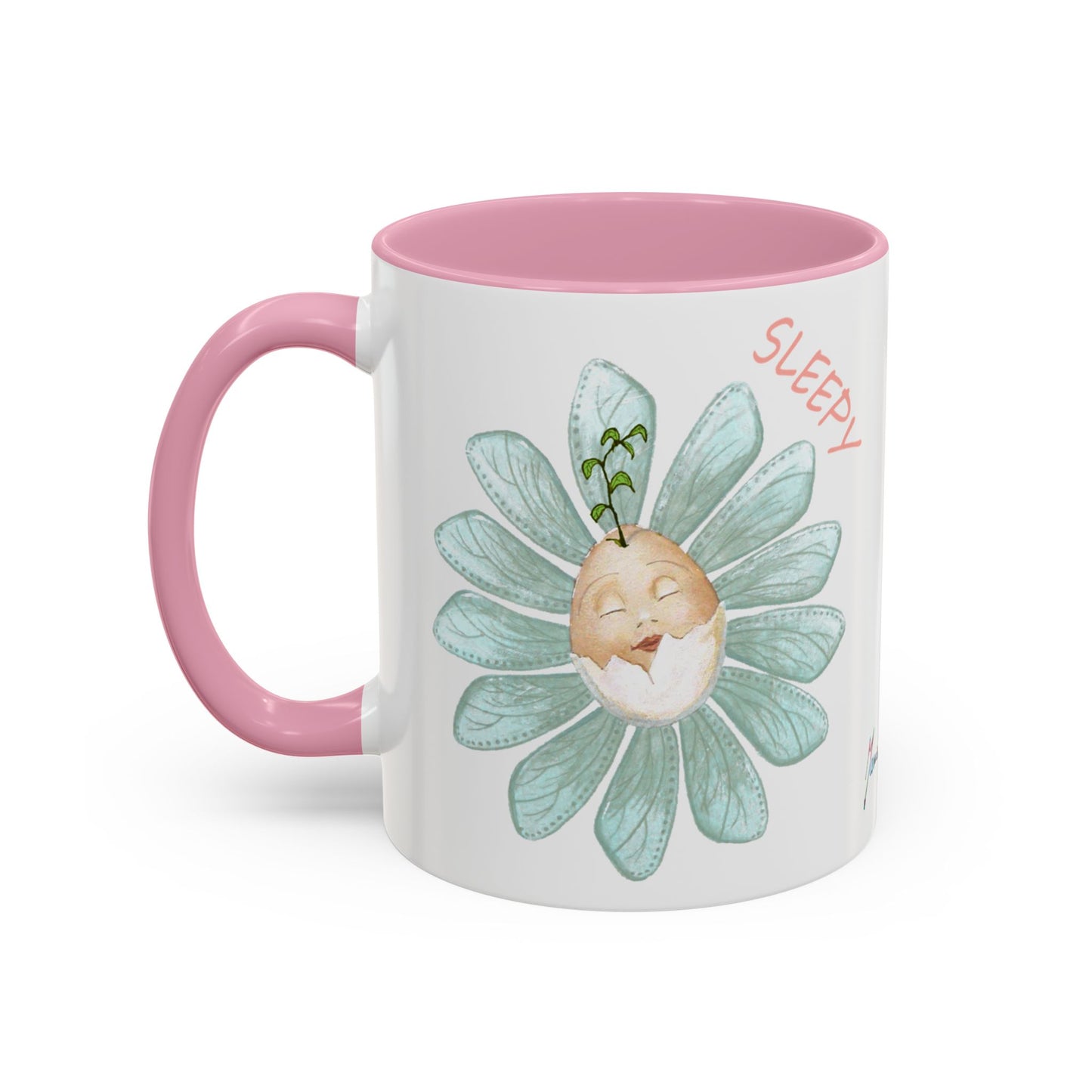 Whimsical Egg Crate 2 mug, by Artist Marie Frederique